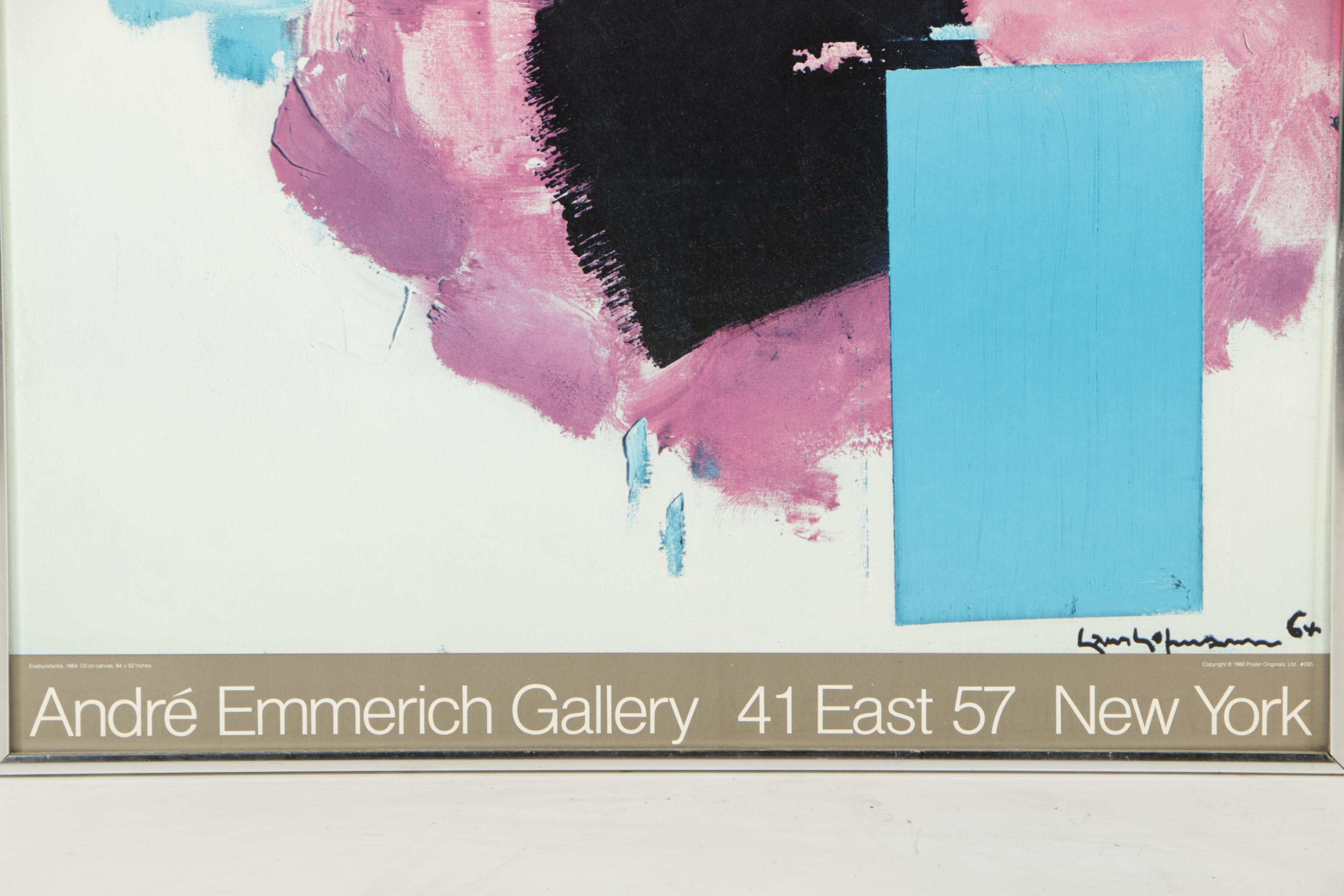 Art Exhibition Posters for Brett Weston and Hans Hoffman