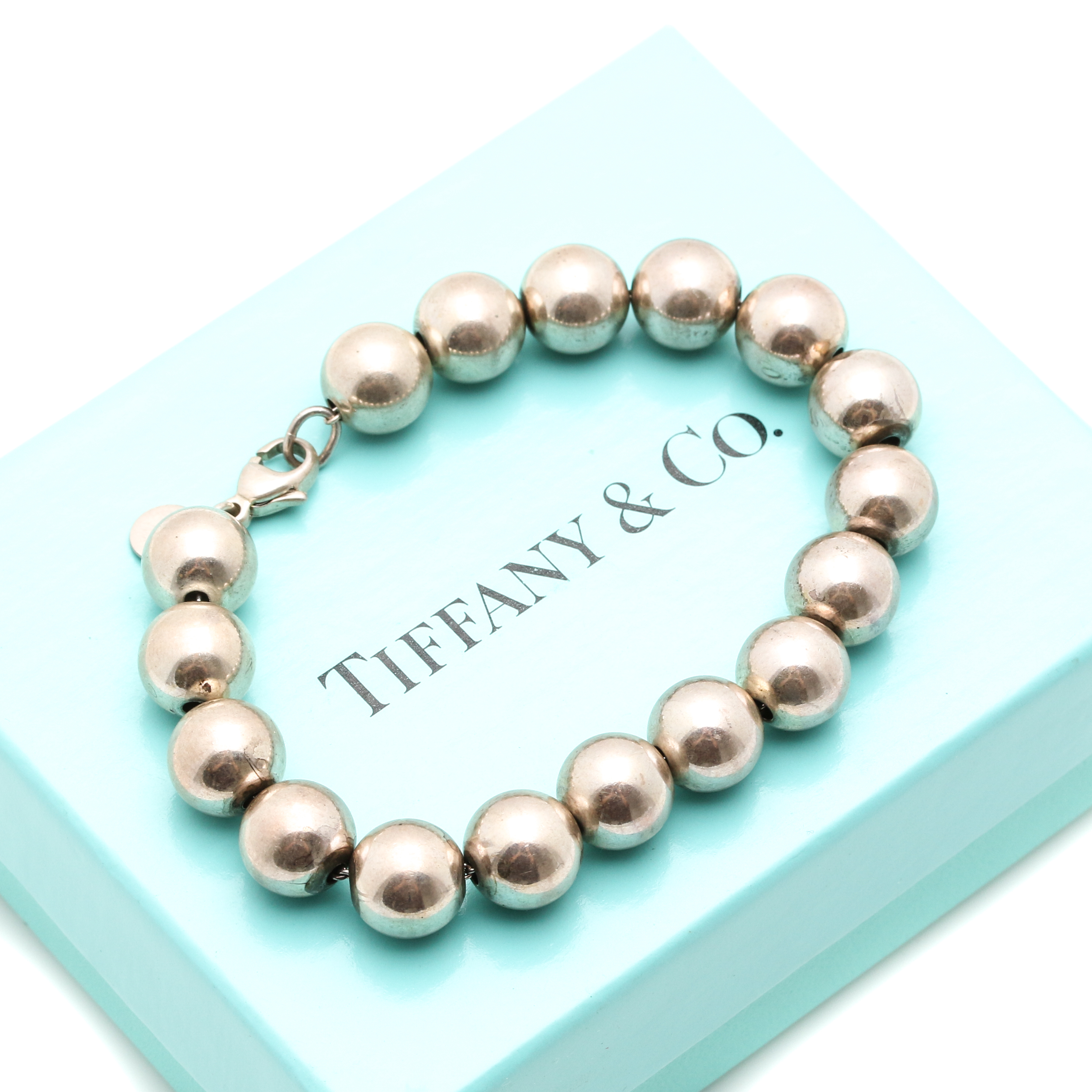 Tiffany & Co. Sterling Silver Bead Bracelet