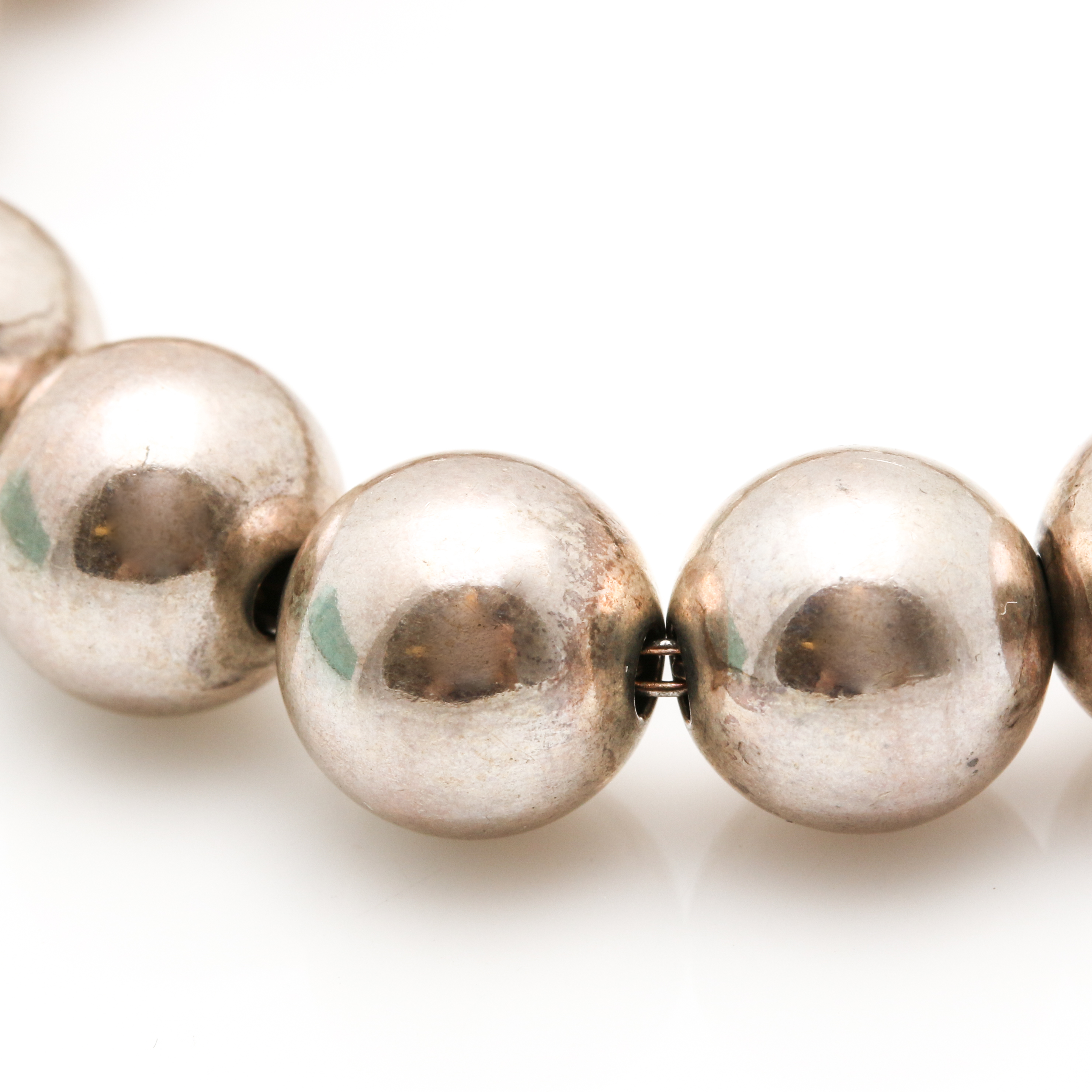 Tiffany & Co. Sterling Silver Bead Bracelet