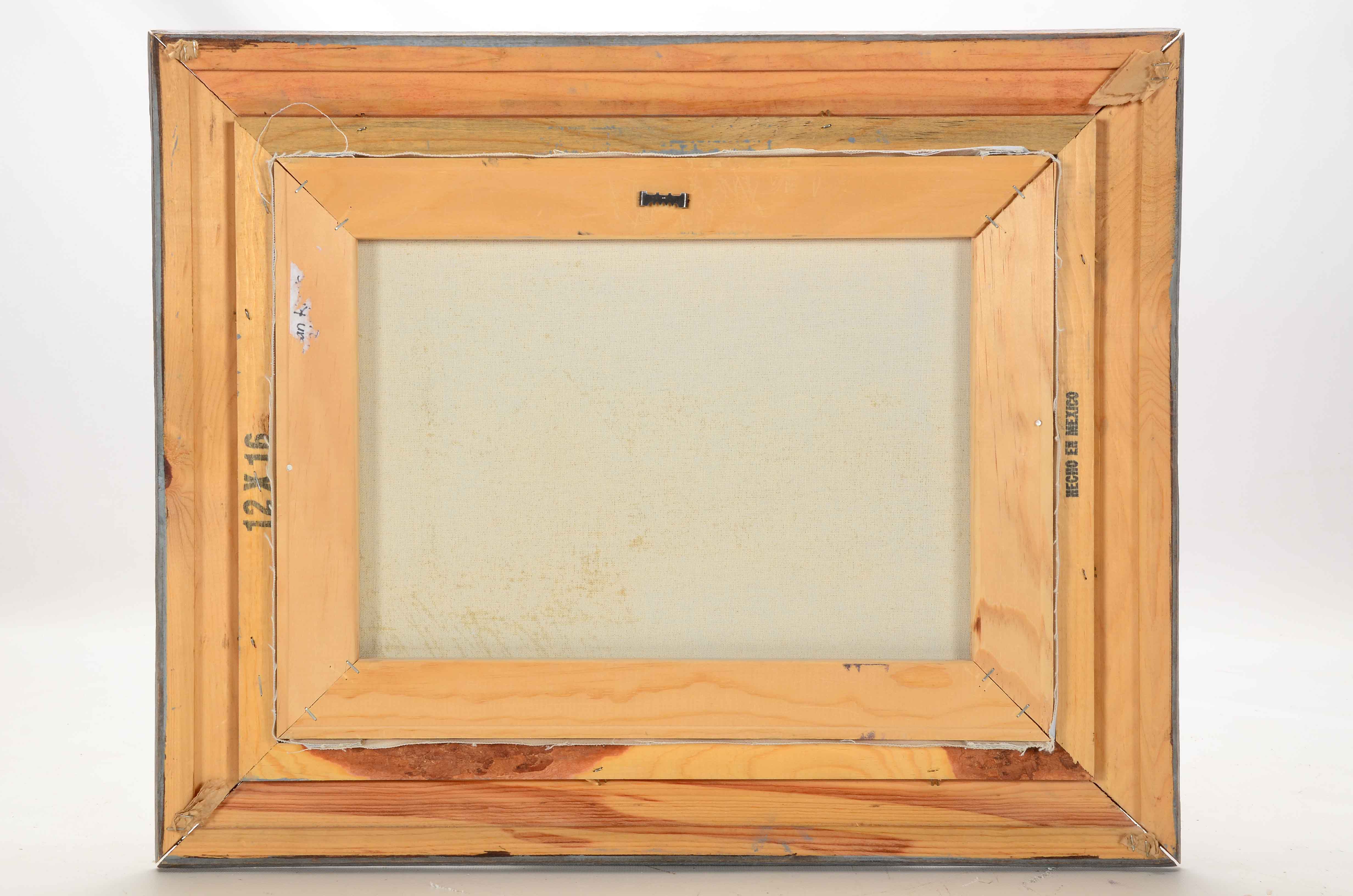 K. Michaelson Signed Oil Painting of a Covered Bridge