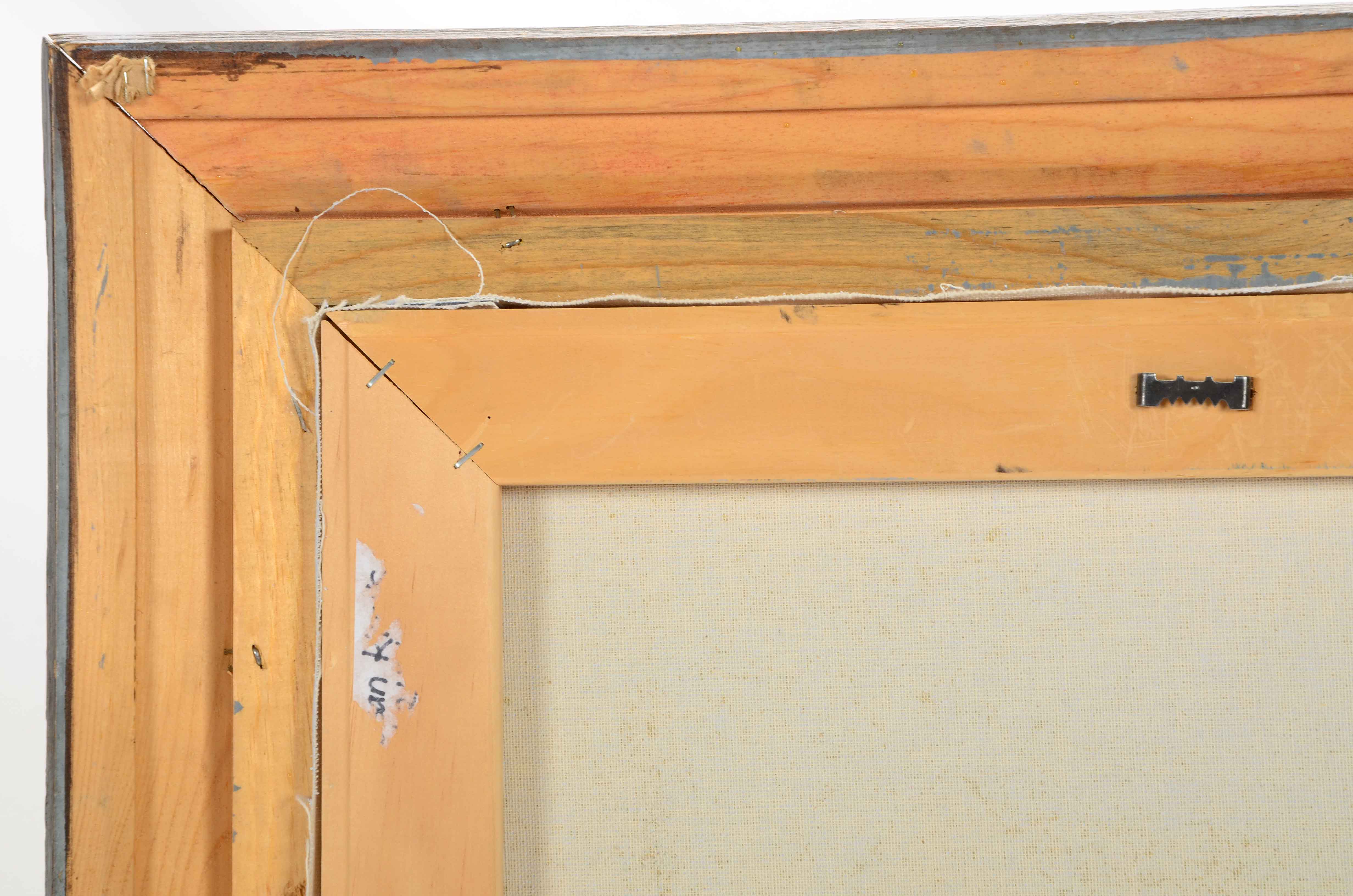 K. Michaelson Signed Oil Painting of a Covered Bridge