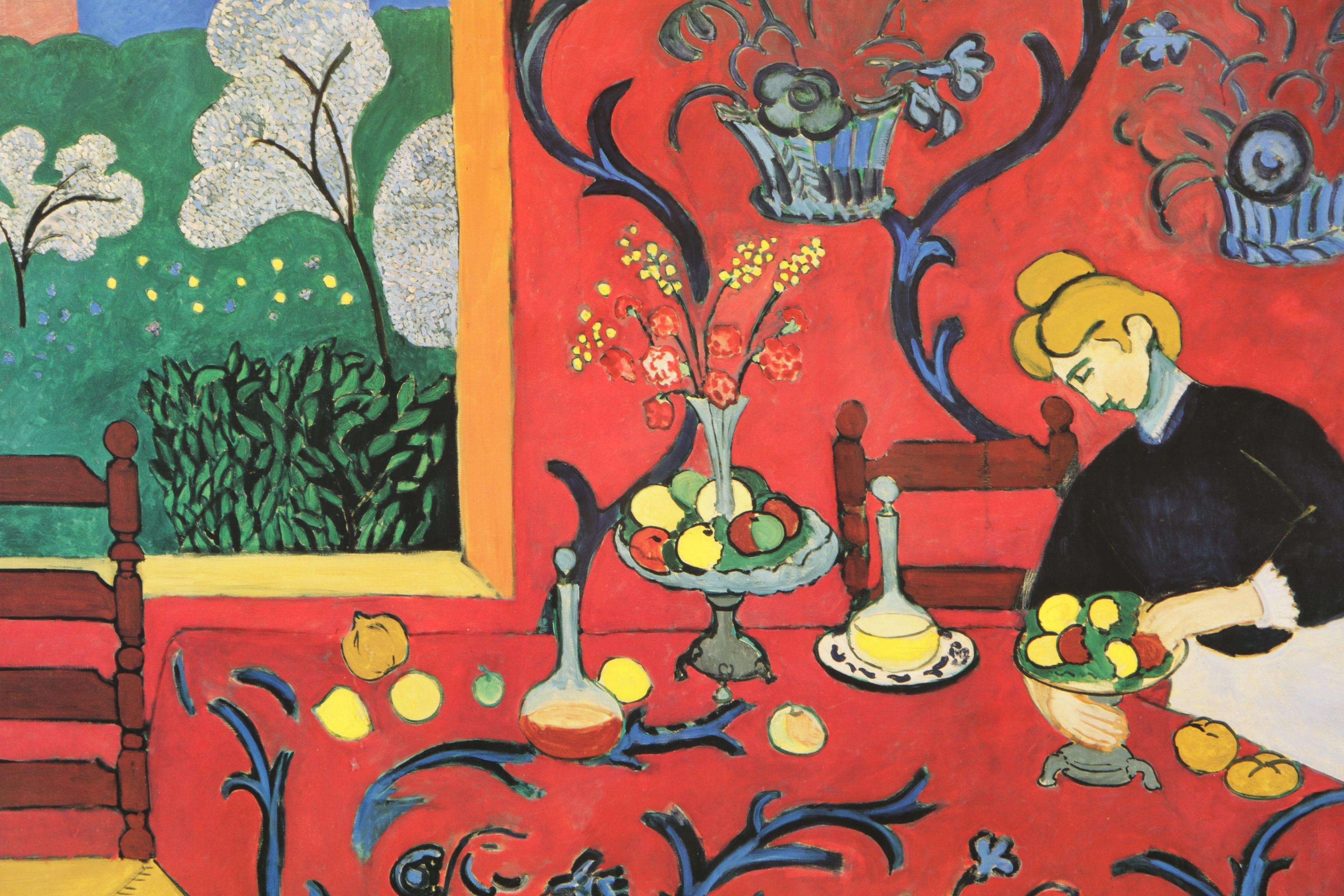 MoMA 1992 Poster for "Henri Matisse: A Retrospective" After "Harmony in Red"
