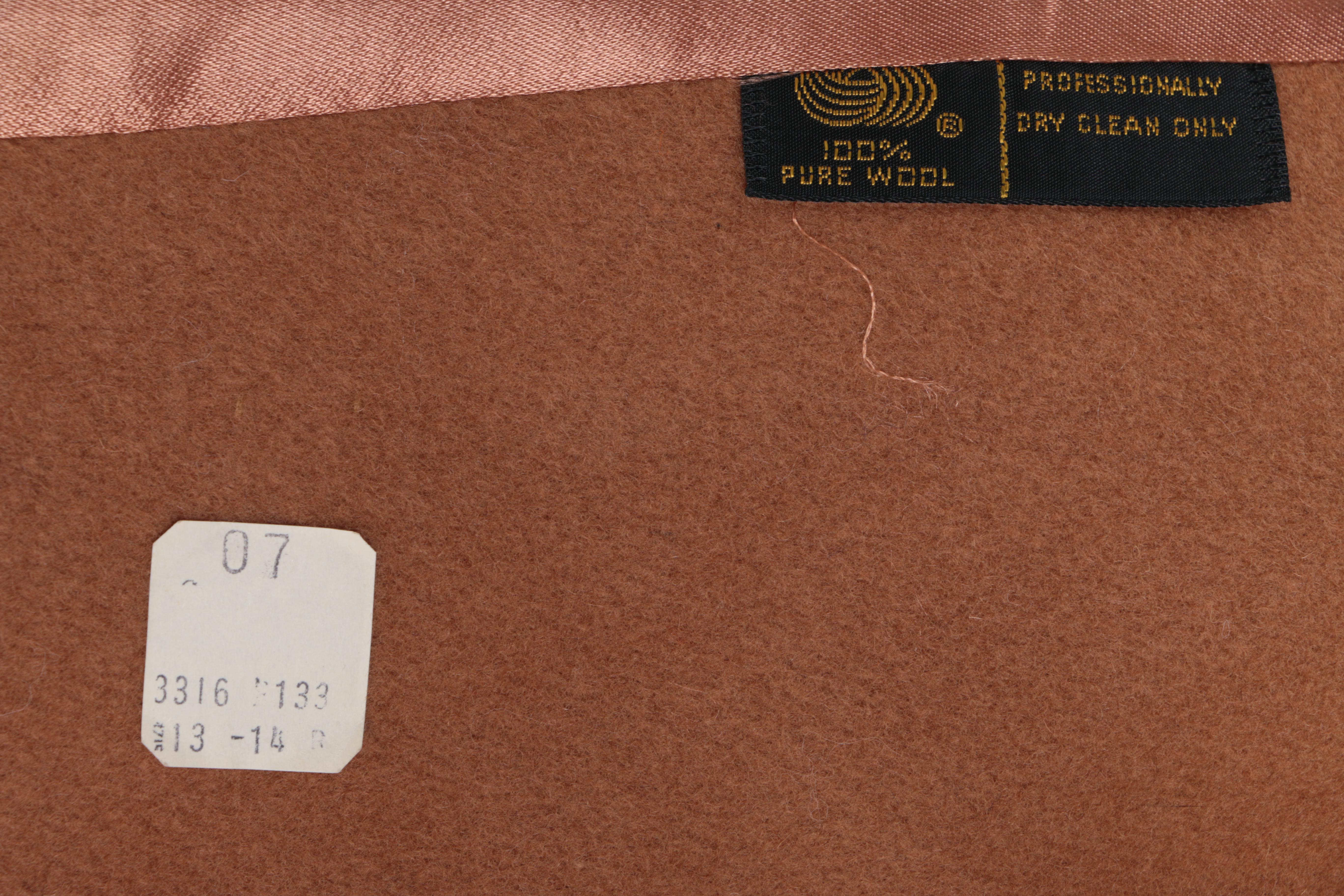 Vintage Wool and Australian Opossum Coat