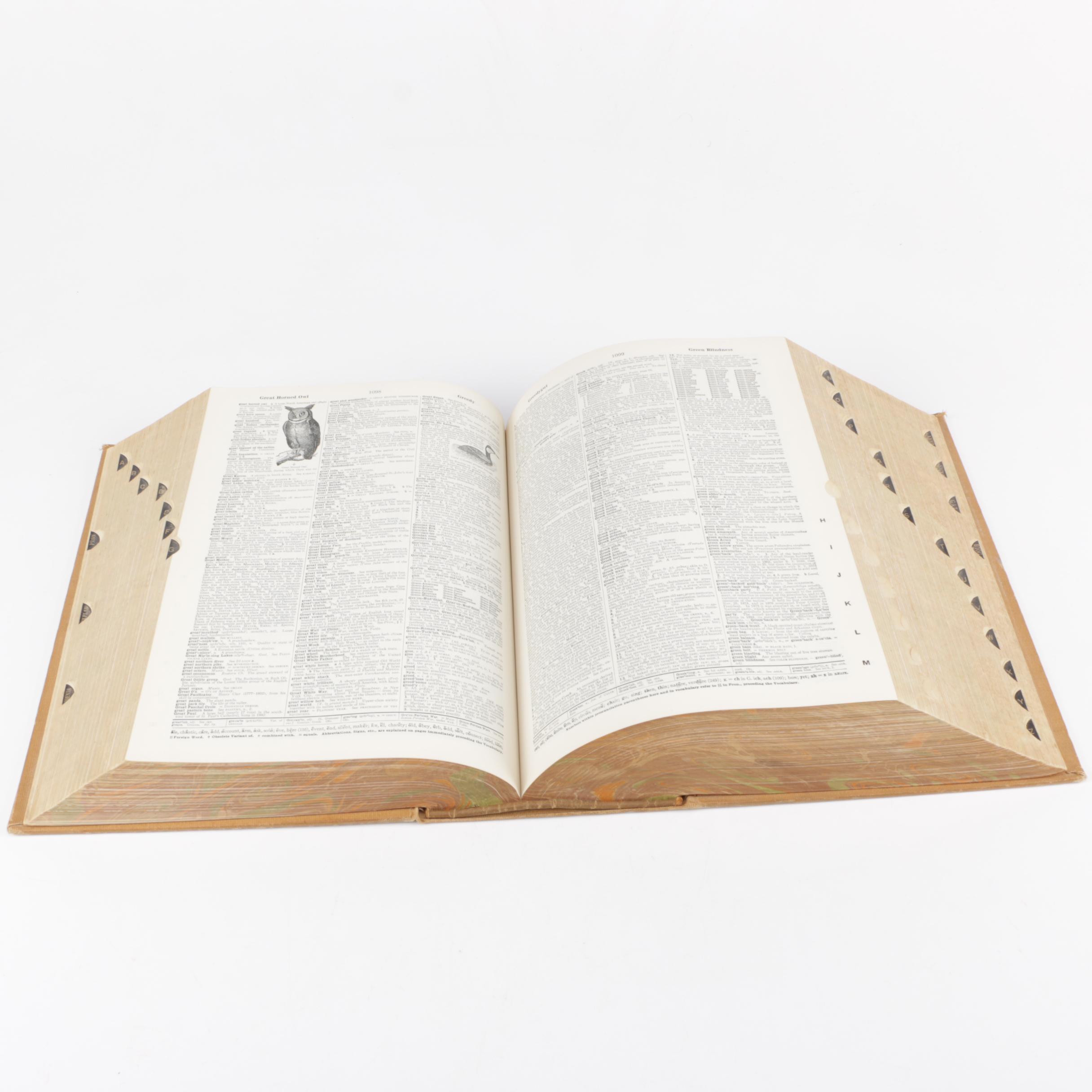 1954 "Webster's New International Dictionary"