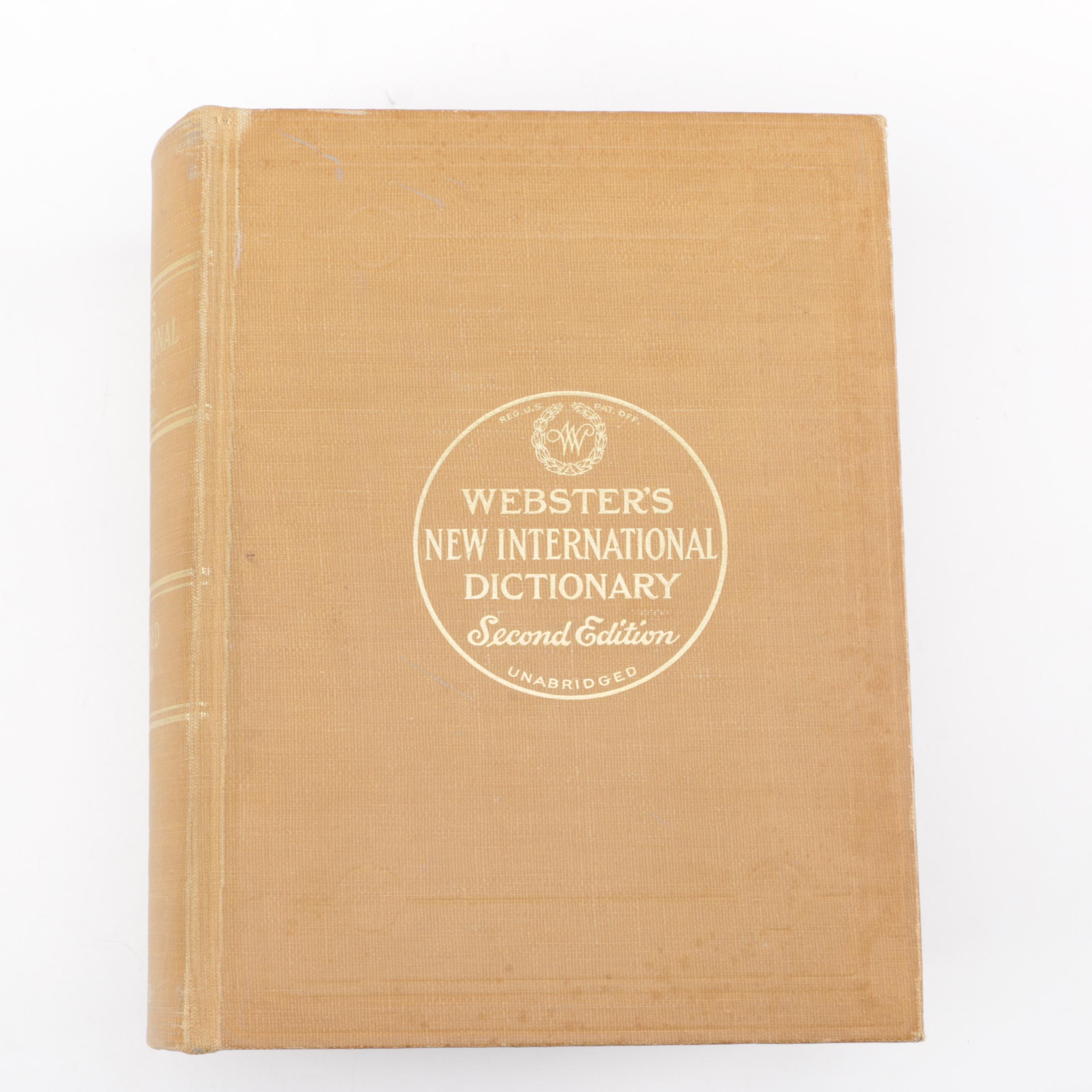 1954 "Webster's New International Dictionary"