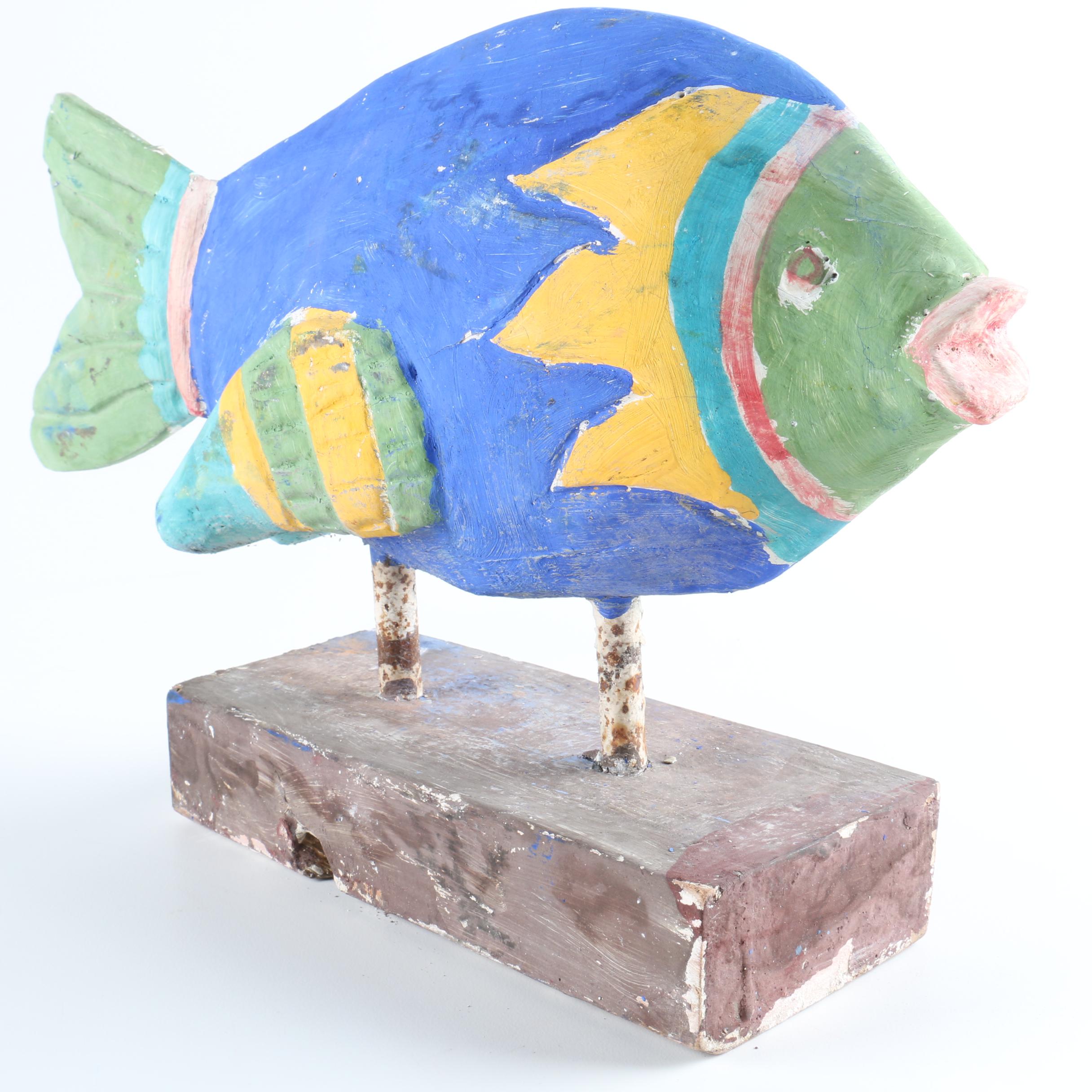 Wooden Fish Decor