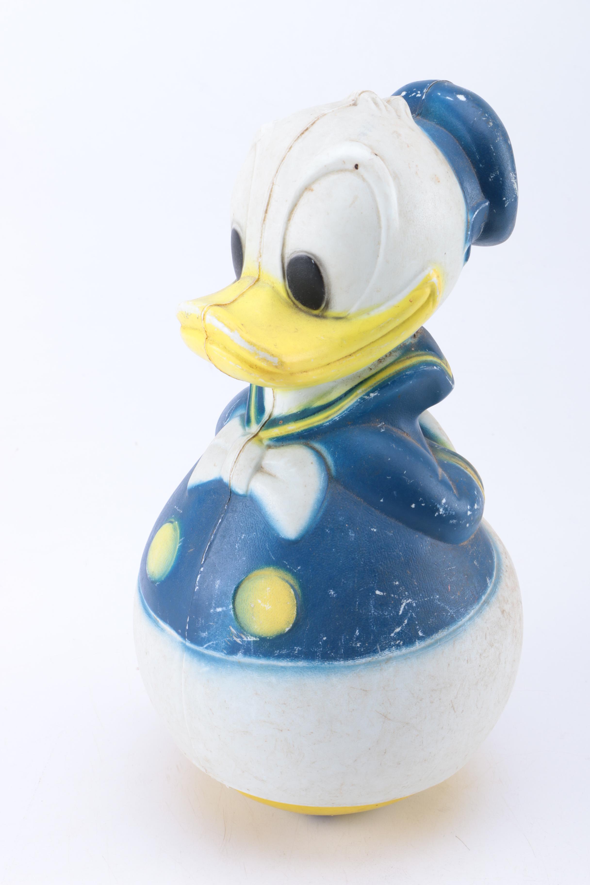 Vintage Donald Duck and Charlie Brown Toys