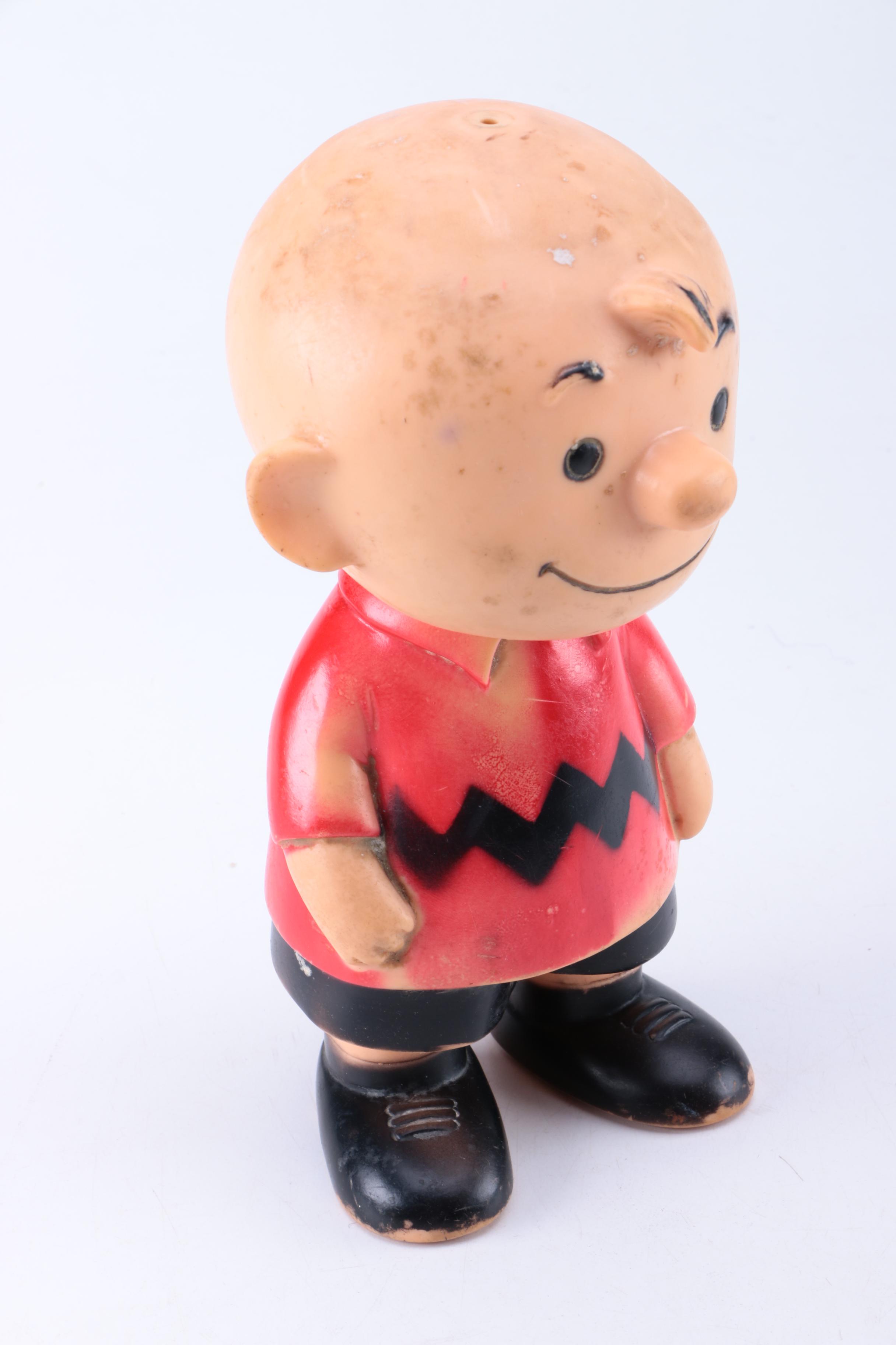 Vintage Donald Duck and Charlie Brown Toys