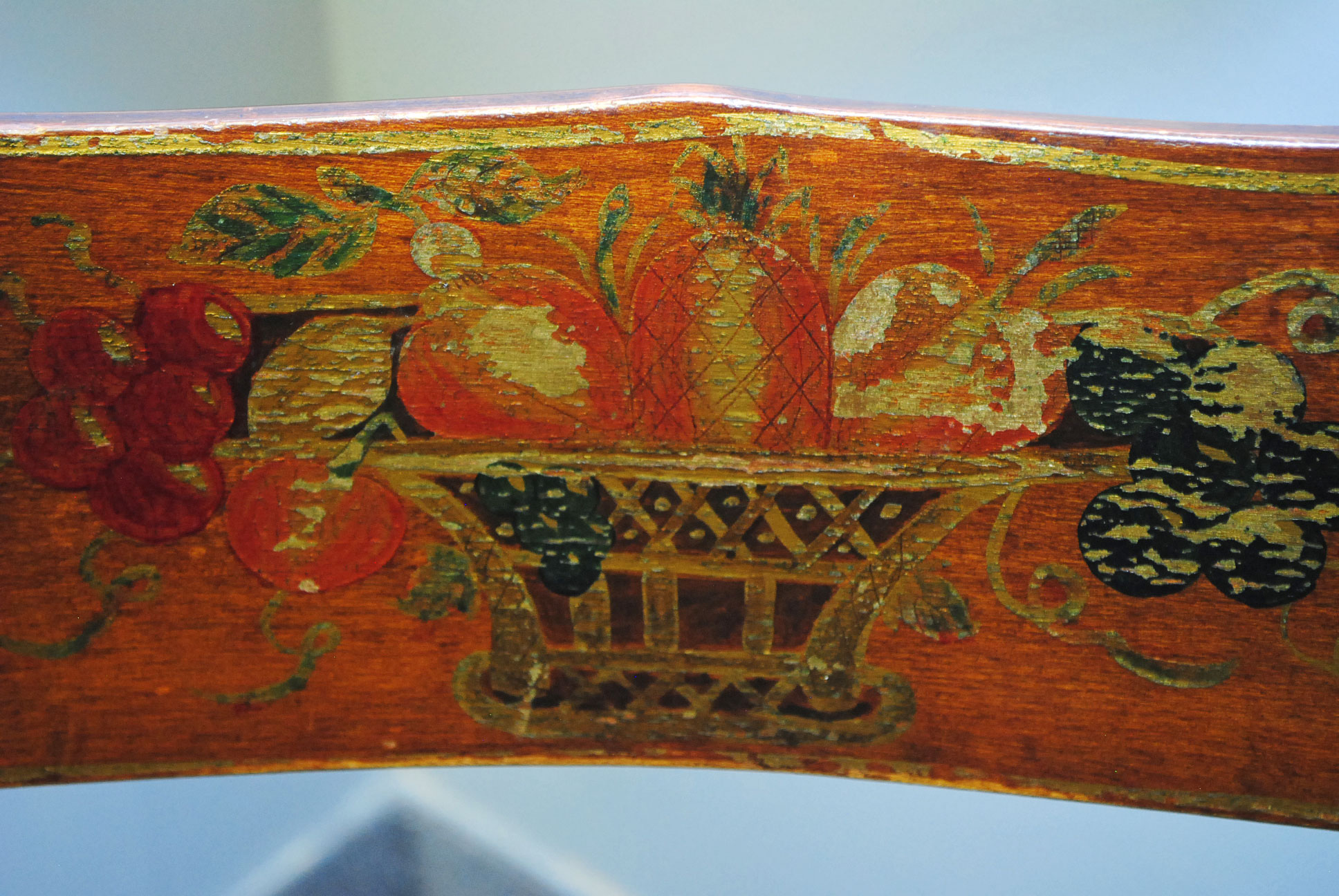 Set of Six Vintage Hitchcock Style Chairs