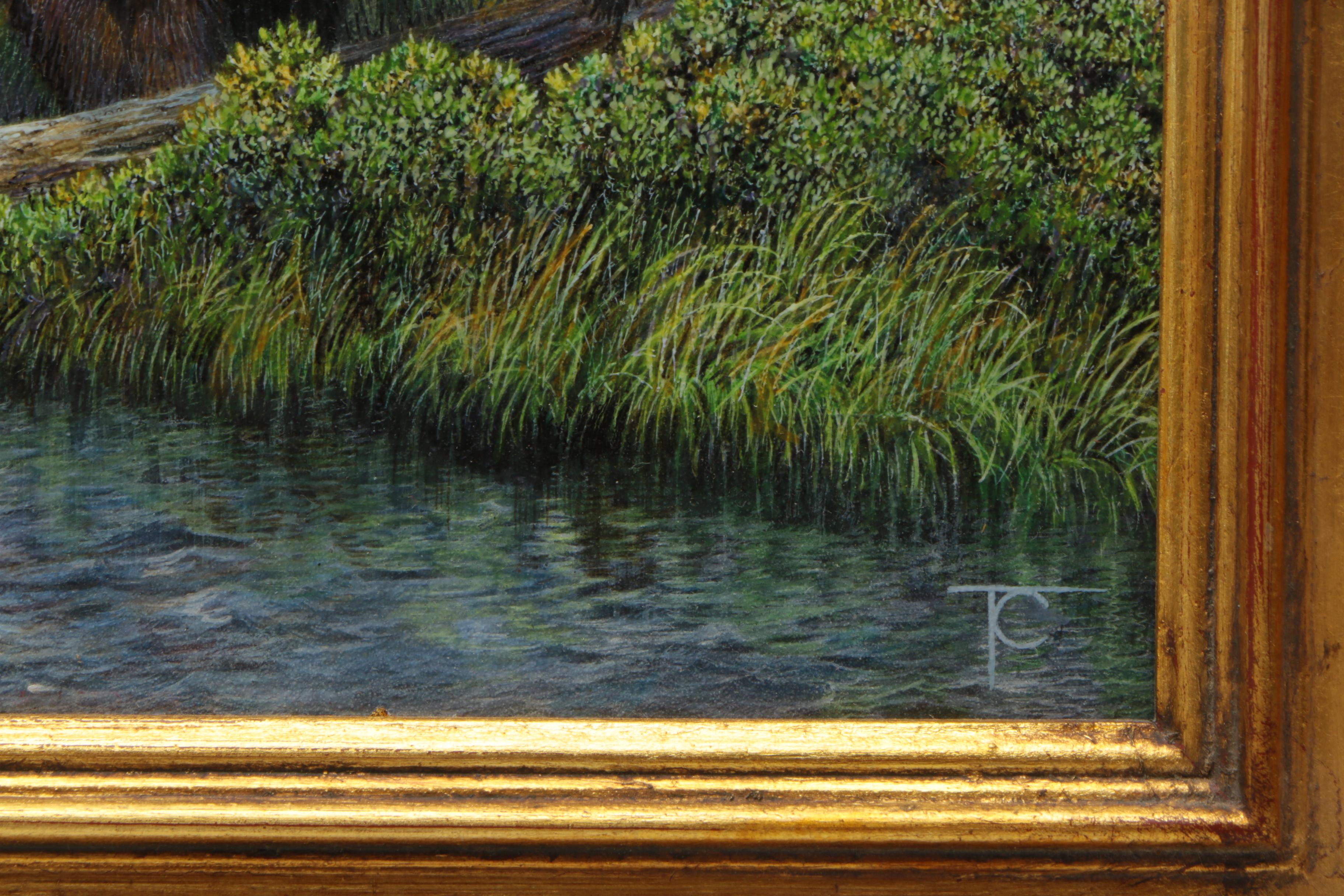 Tony Clark Oil Painting on Board "The Fallen One"