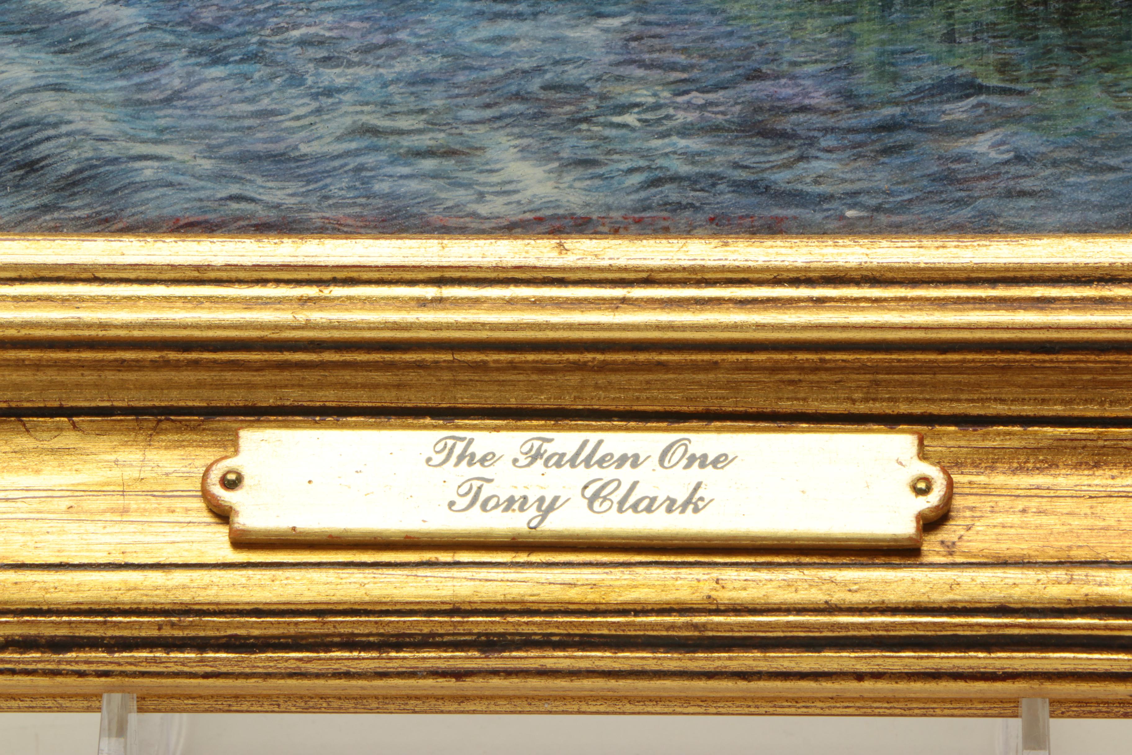 Tony Clark Oil Painting on Board "The Fallen One"