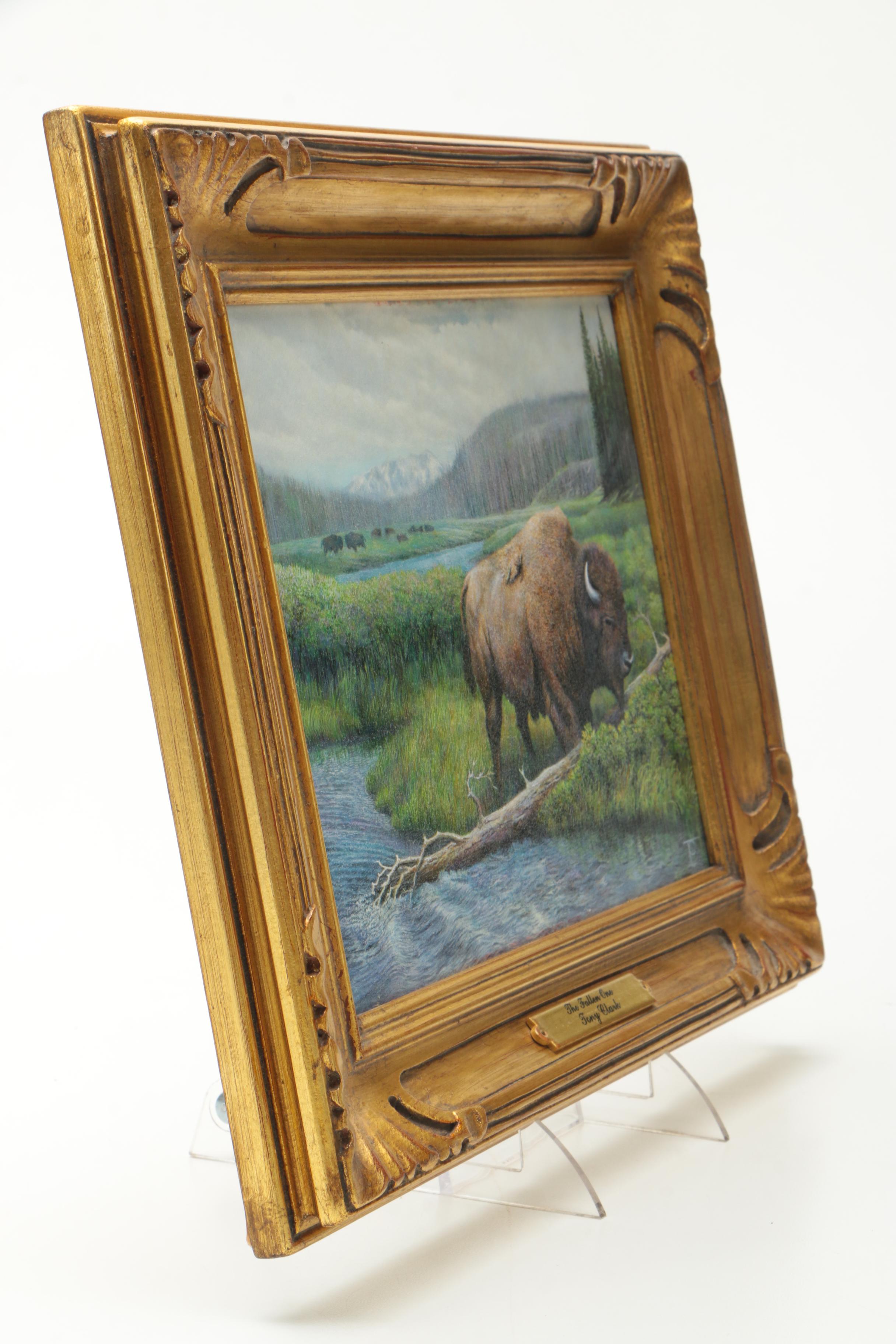 Tony Clark Oil Painting on Board "The Fallen One"