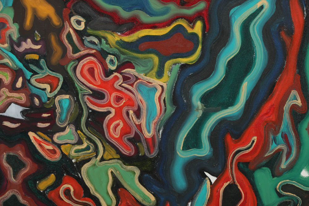 Clintel Steed Oil Painting on Board "Portrait of Samuel L. Jackson"