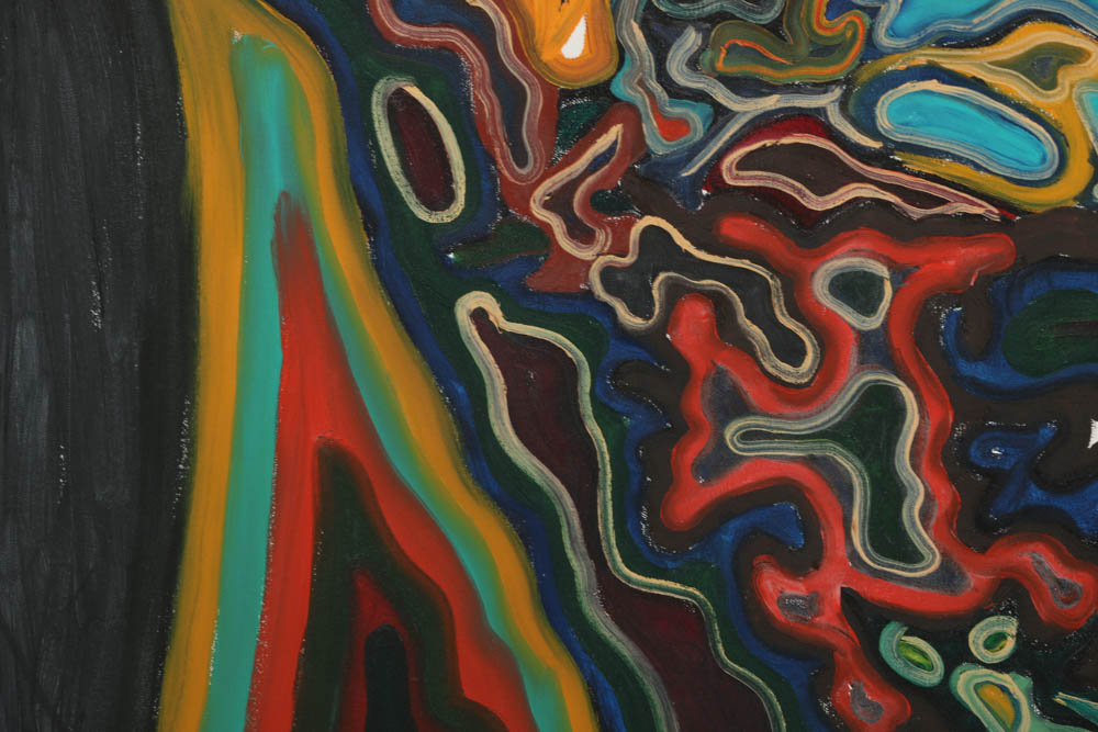 Clintel Steed Oil Painting on Board "Portrait of Samuel L. Jackson"