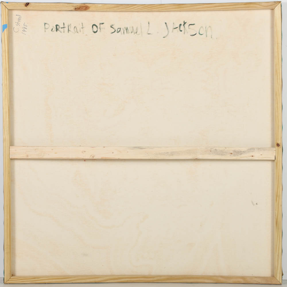 Clintel Steed Oil Painting on Board "Portrait of Samuel L. Jackson"