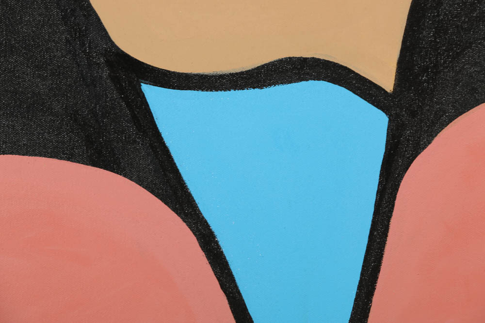 Marjorie Strider Acrylic Painting on Canvas "Dreaming"