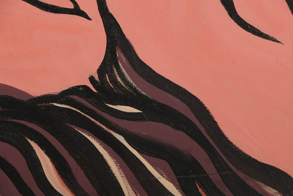 Marjorie Strider Acrylic Painting on Canvas "Dreaming"