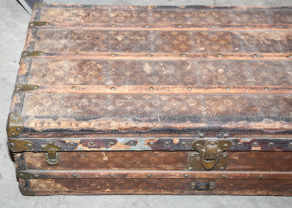 Circa 1920s Louis Vuitton Rolling Trunk