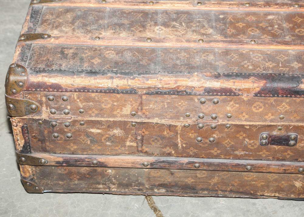 Circa 1920s Louis Vuitton Rolling Trunk