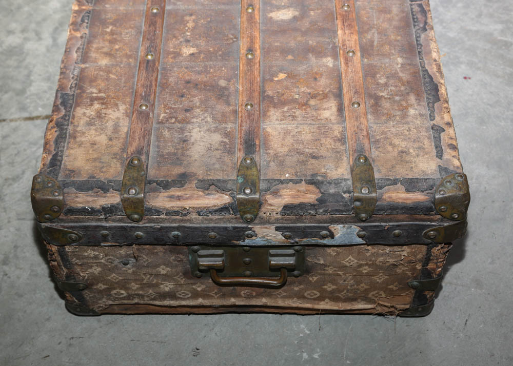 Circa 1920s Louis Vuitton Rolling Trunk