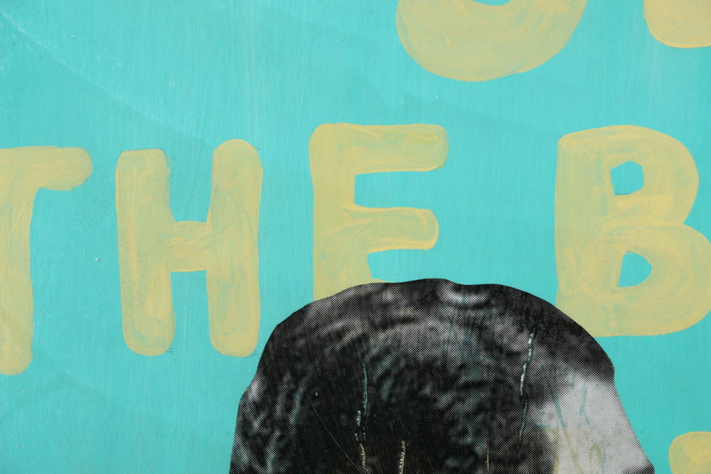 Justin Fontaine Maury Mixed Media on Panel "Domestic Violence Never Looked So Sexy"