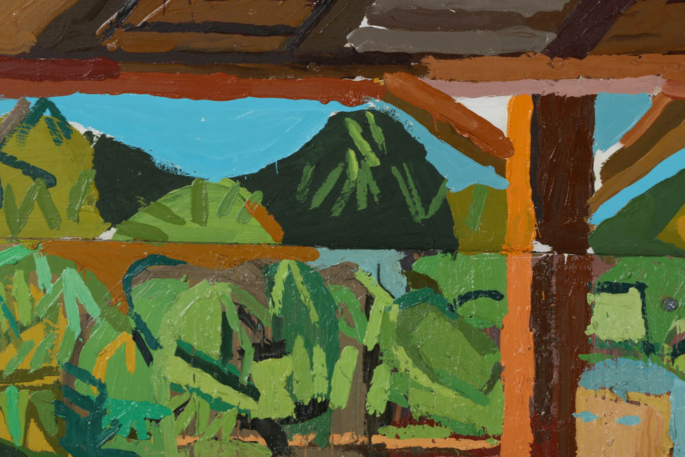 Clintel Steed Diptych Oil Painting on Metal Plate "P.R. Dreams"