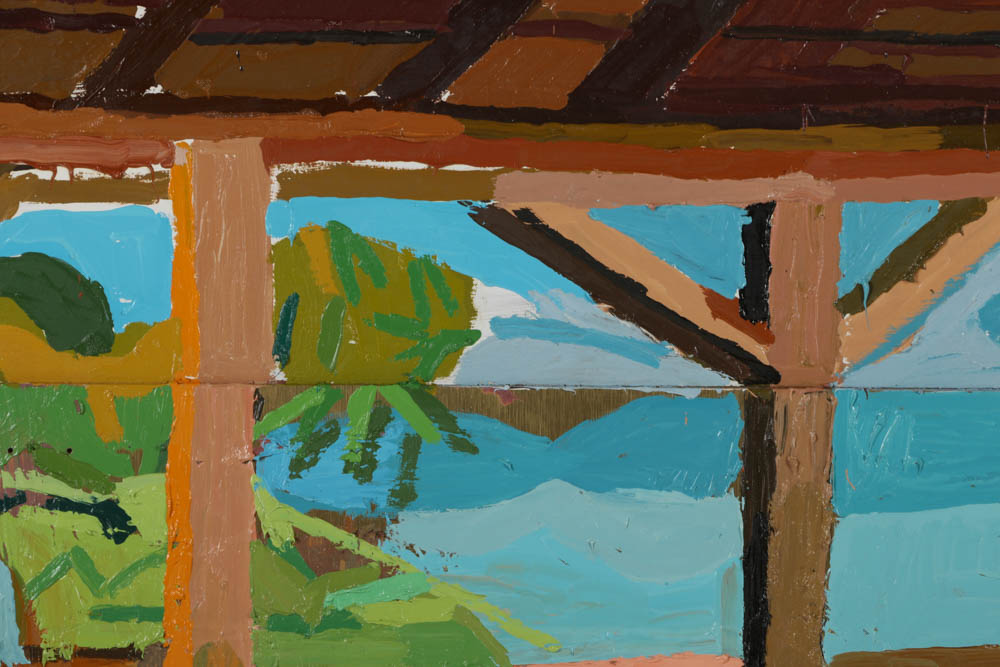 Clintel Steed Diptych Oil Painting on Metal Plate "P.R. Dreams"