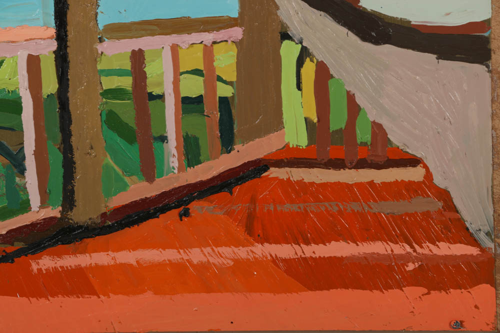 Clintel Steed Diptych Oil Painting on Metal Plate "P.R. Dreams"