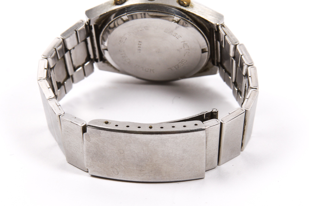 Microma Stainless Steel Digital Wrist Watch