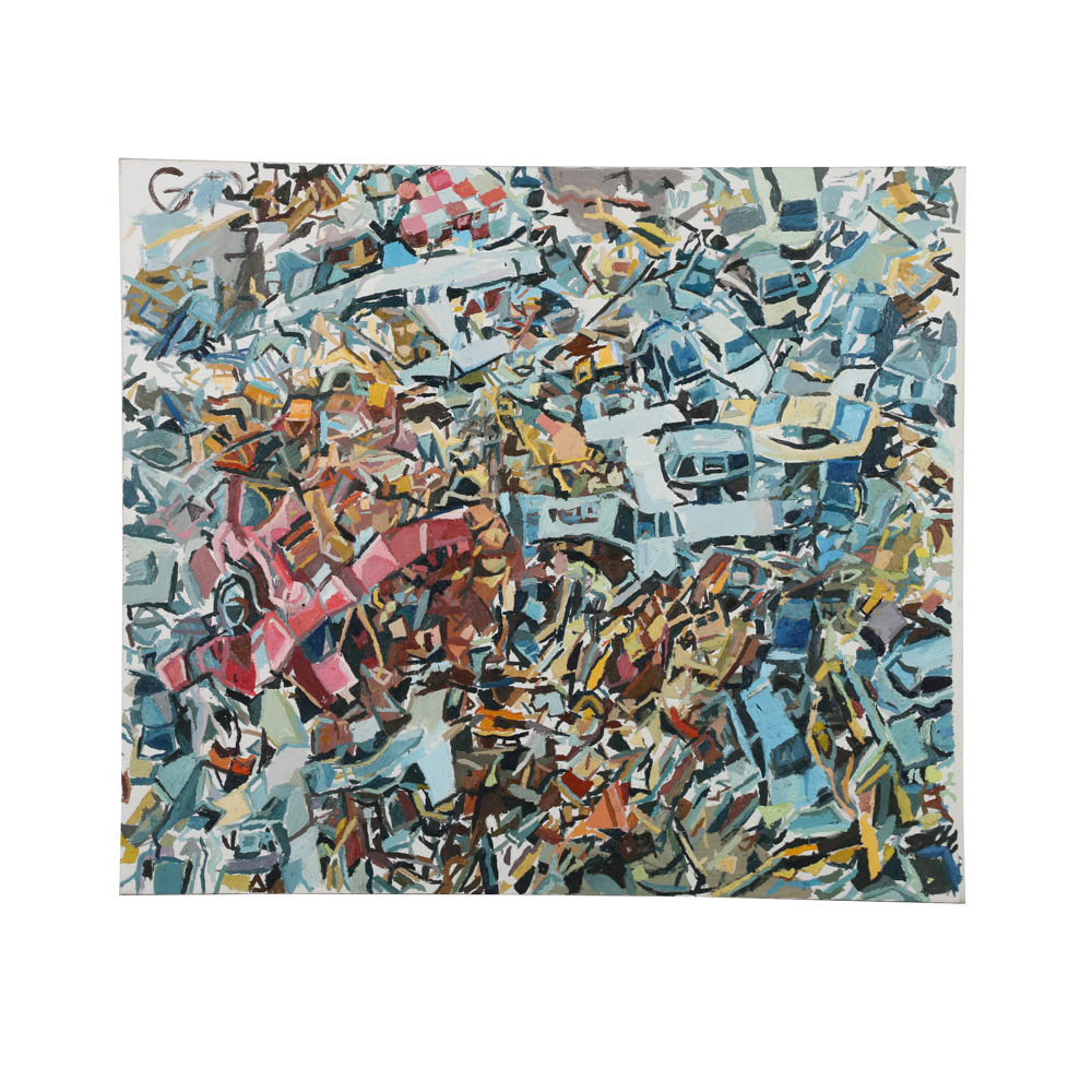 Clintel Steed Oil Painting on Canvas "Japan #3"