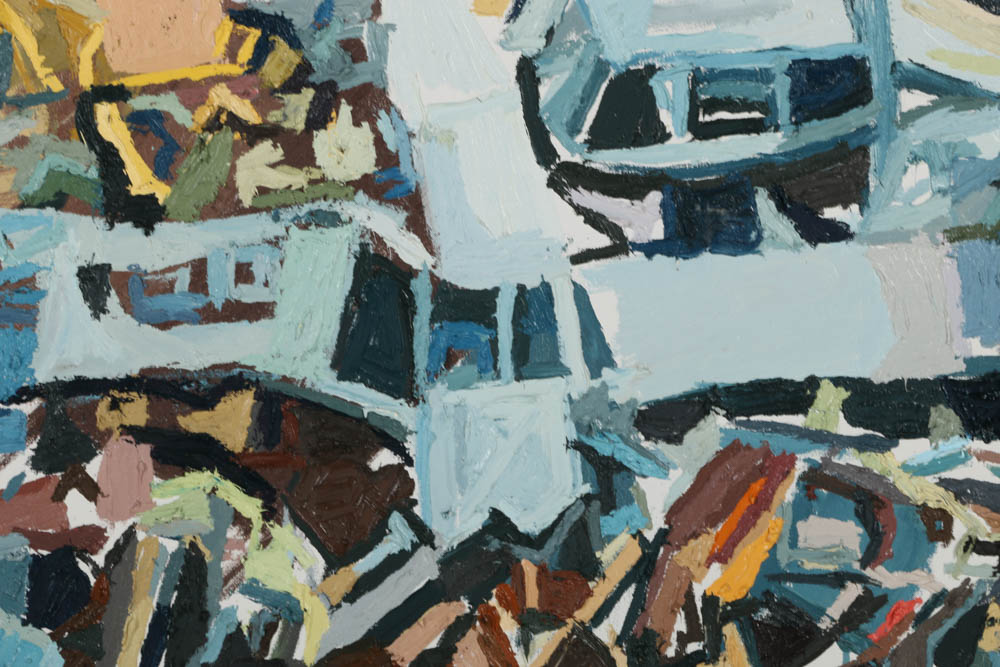 Clintel Steed Oil Painting on Canvas "Japan #3"