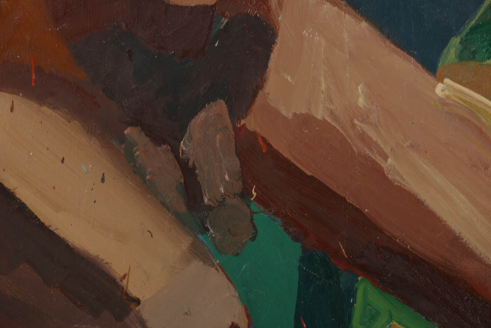 Clintel Steed Oil Painting on Canvas "Figure Study"