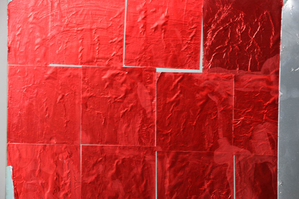 Clintel Steed Mixed Media Painting on Board "Lincoln with Golden Basketball"