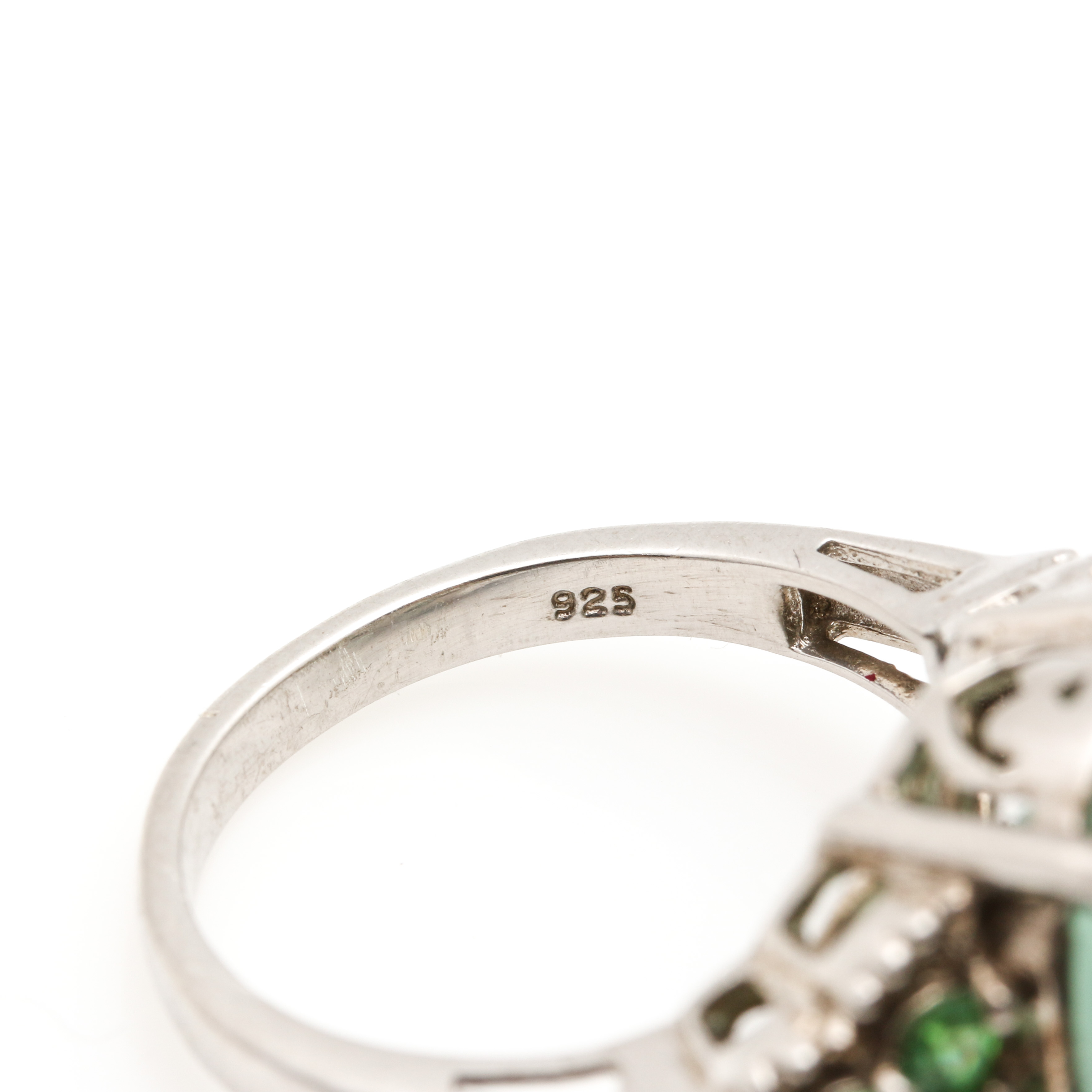 Sterling Silver Jewelry Assortment Including Morganite and Tanzanite