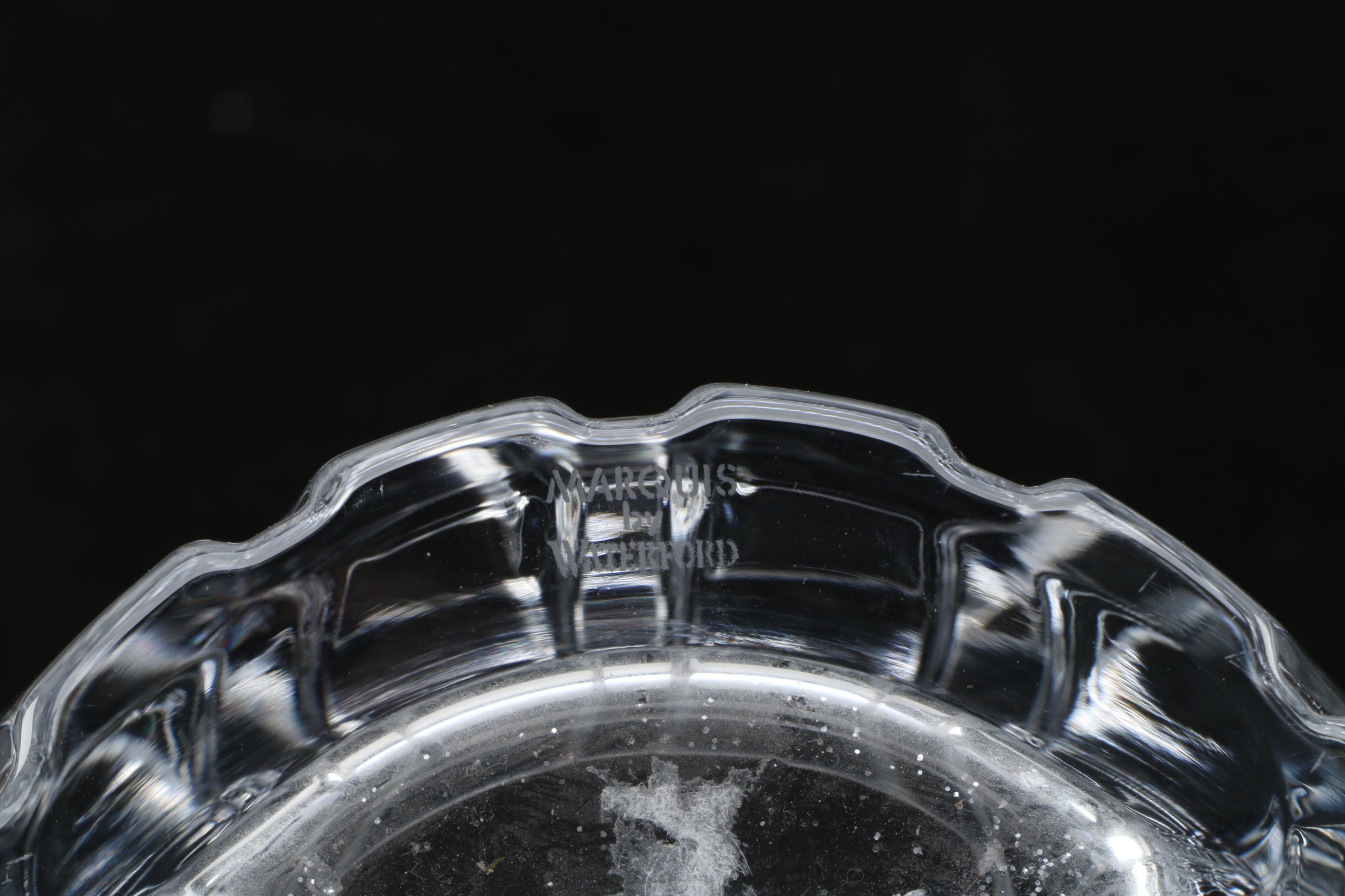 Waterford Marquis Lead Crystal Vase and Poesy Vase