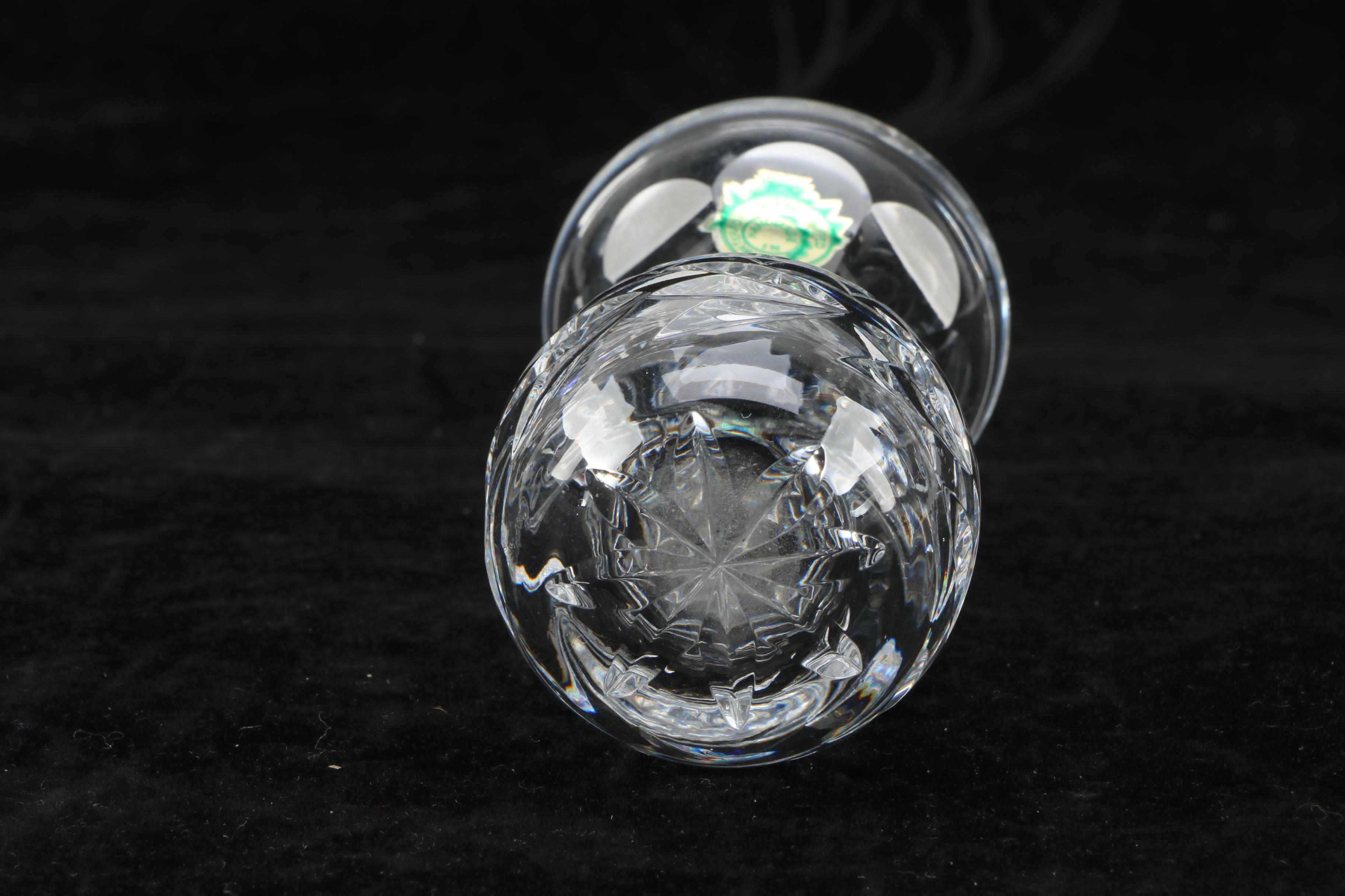 Waterford Marquis Lead Crystal Vase and Poesy Vase