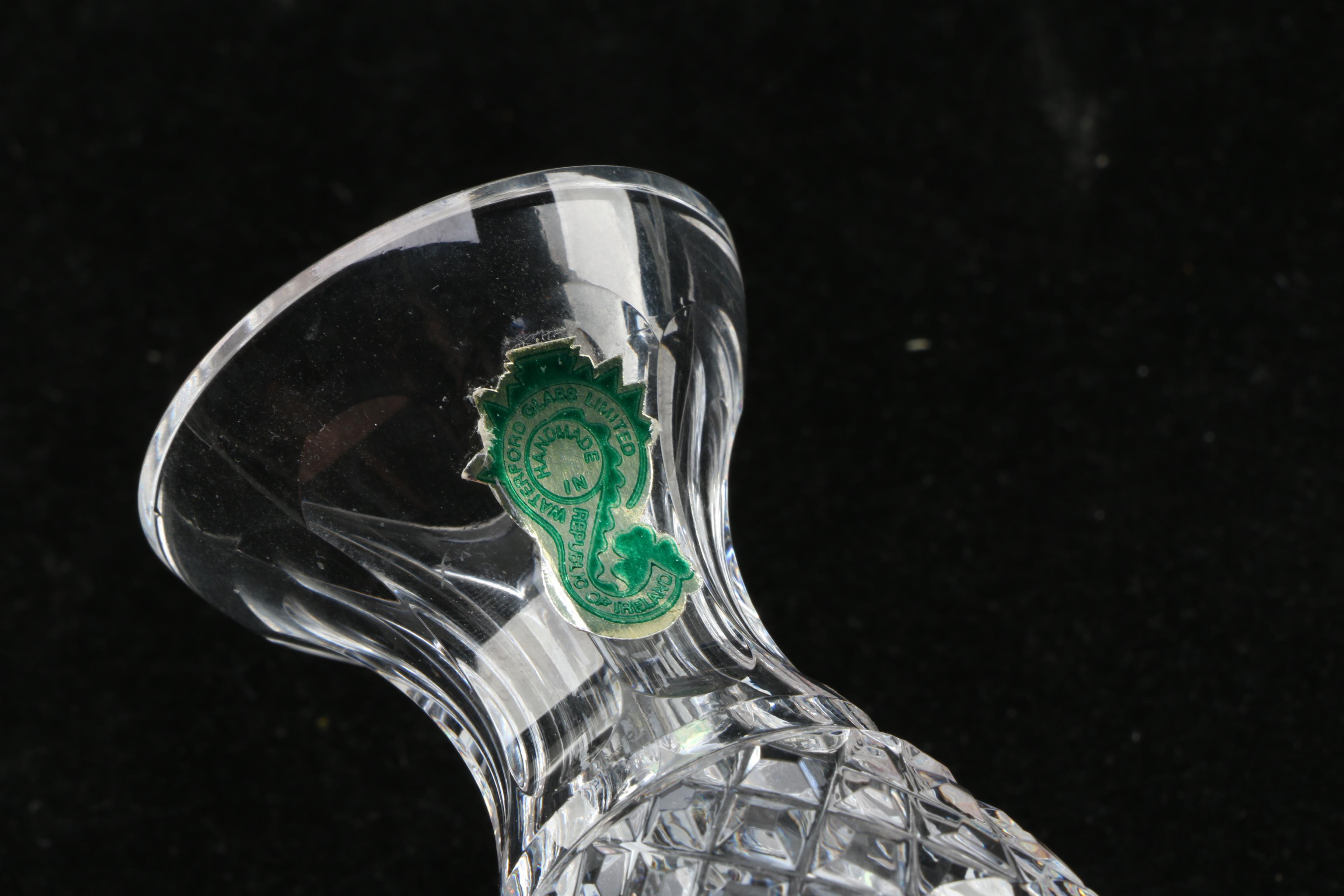 Waterford Marquis Lead Crystal Vase and Poesy Vase