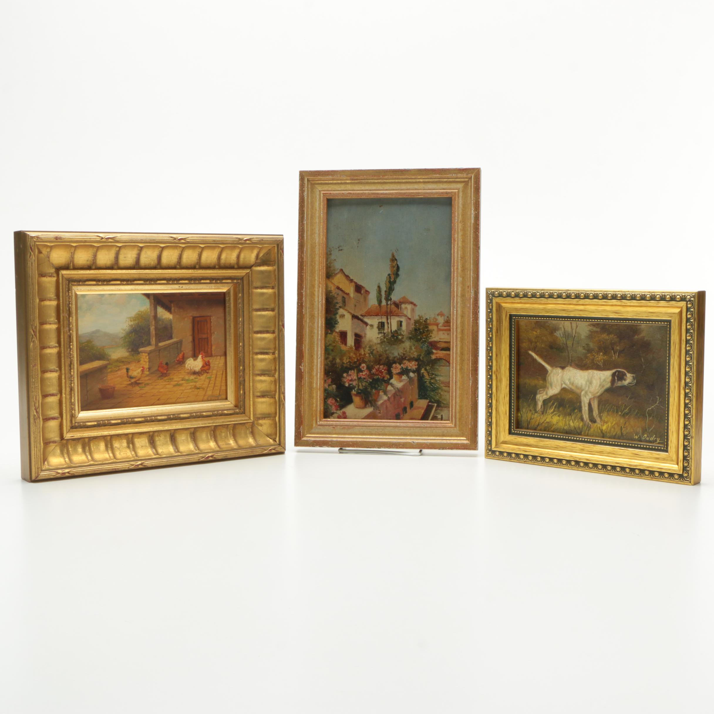 Collection of Oil Paintings on Board