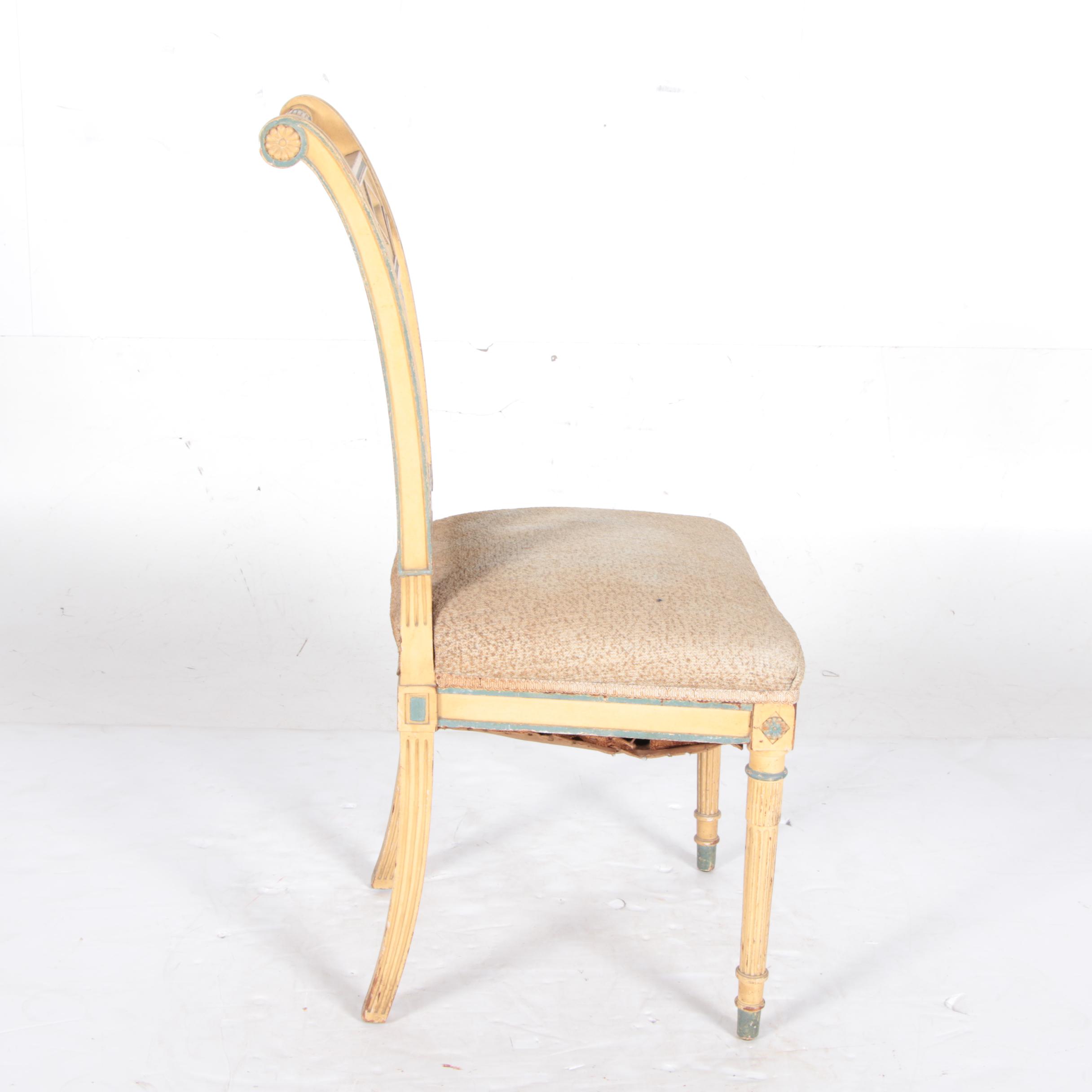 Vintage Louis XVI Style Side Chair