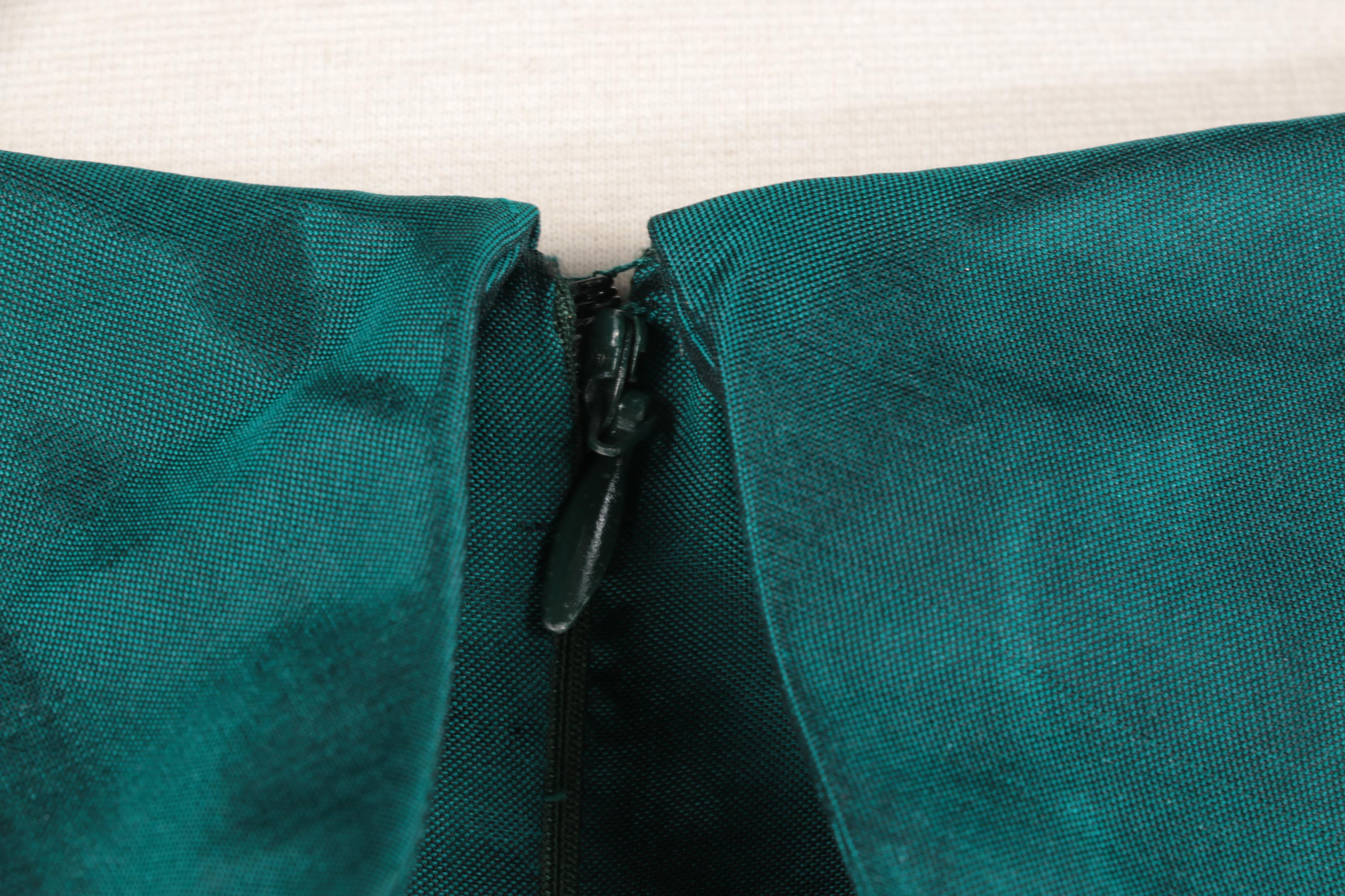 Vintage Catherine Regehr Emerald Cocktail Dress