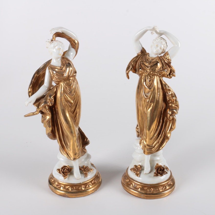 Pair of Porcelain Neo-Classical Figurines