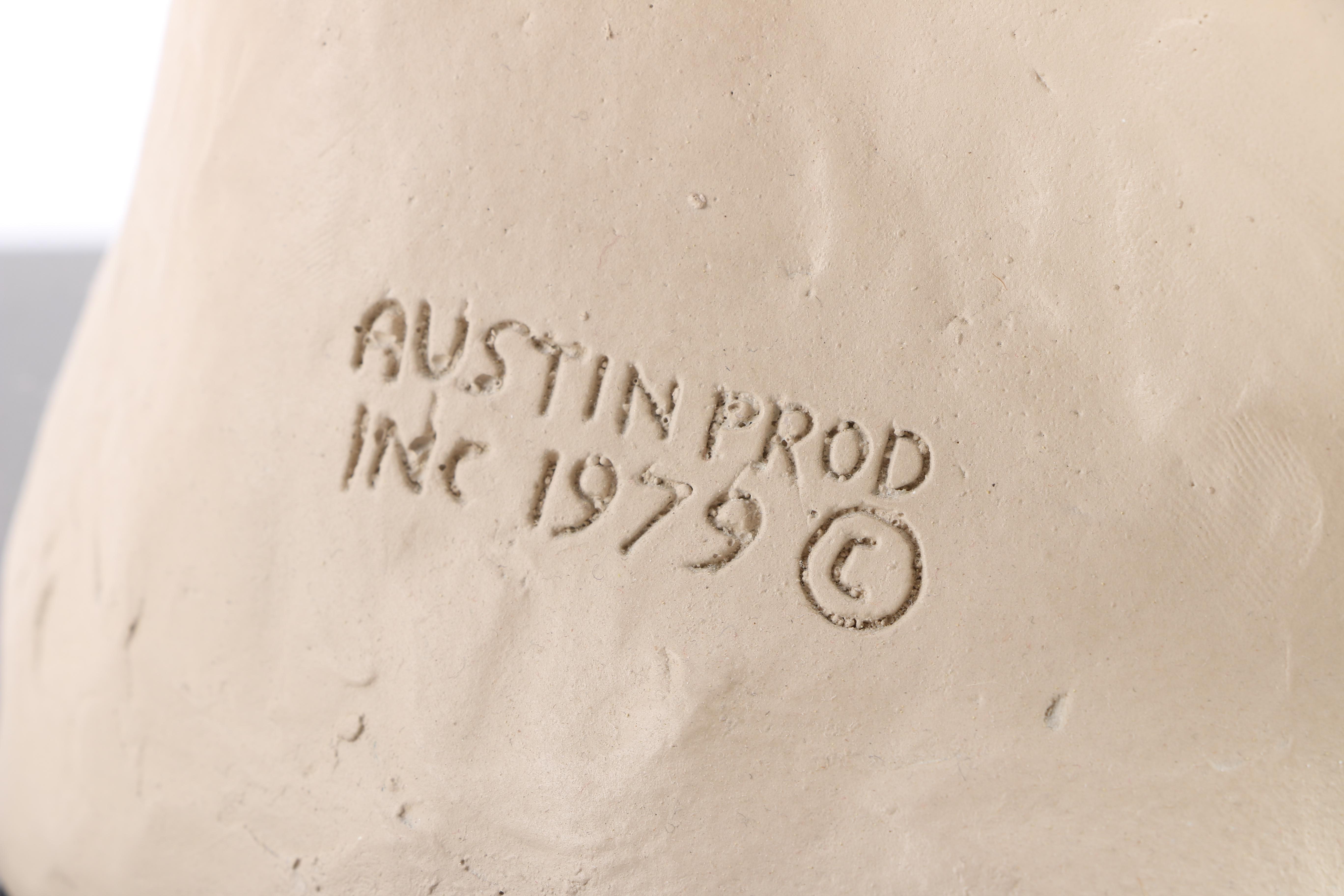 Plaster Sculpture After Auguste Rodin "Young Woman in a Floral Hat"