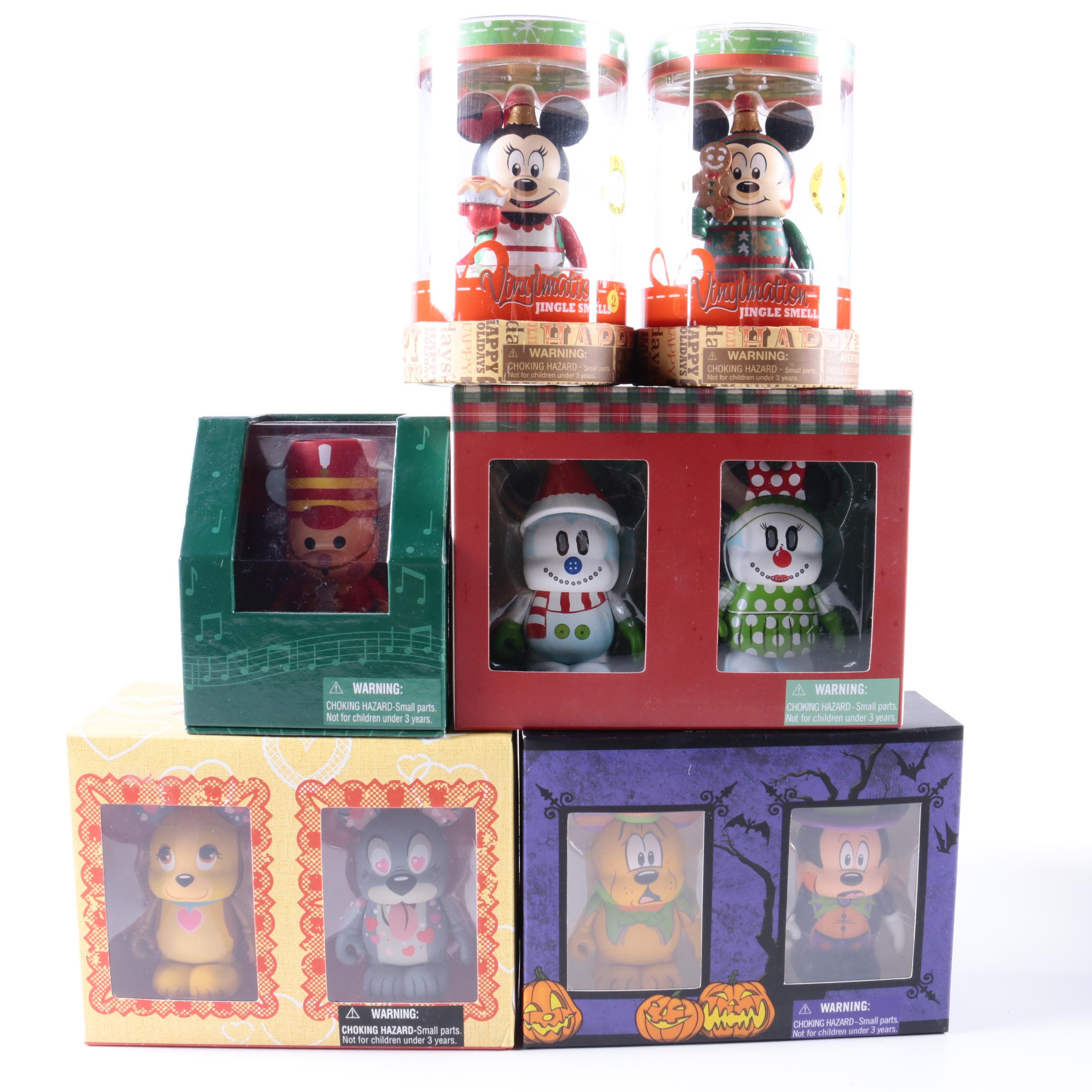 Disney Vinylmation Figurines Featuring Casey Jones Signed "Tinker Bell"