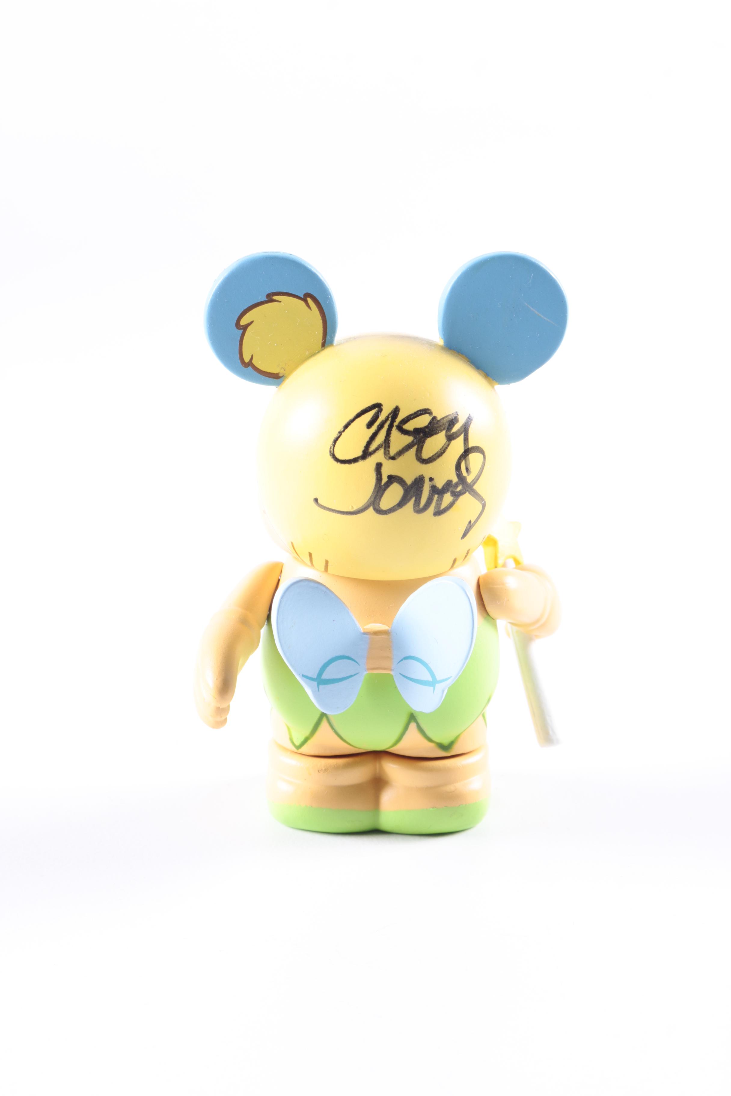 Disney Vinylmation Figurines Featuring Casey Jones Signed "Tinker Bell"