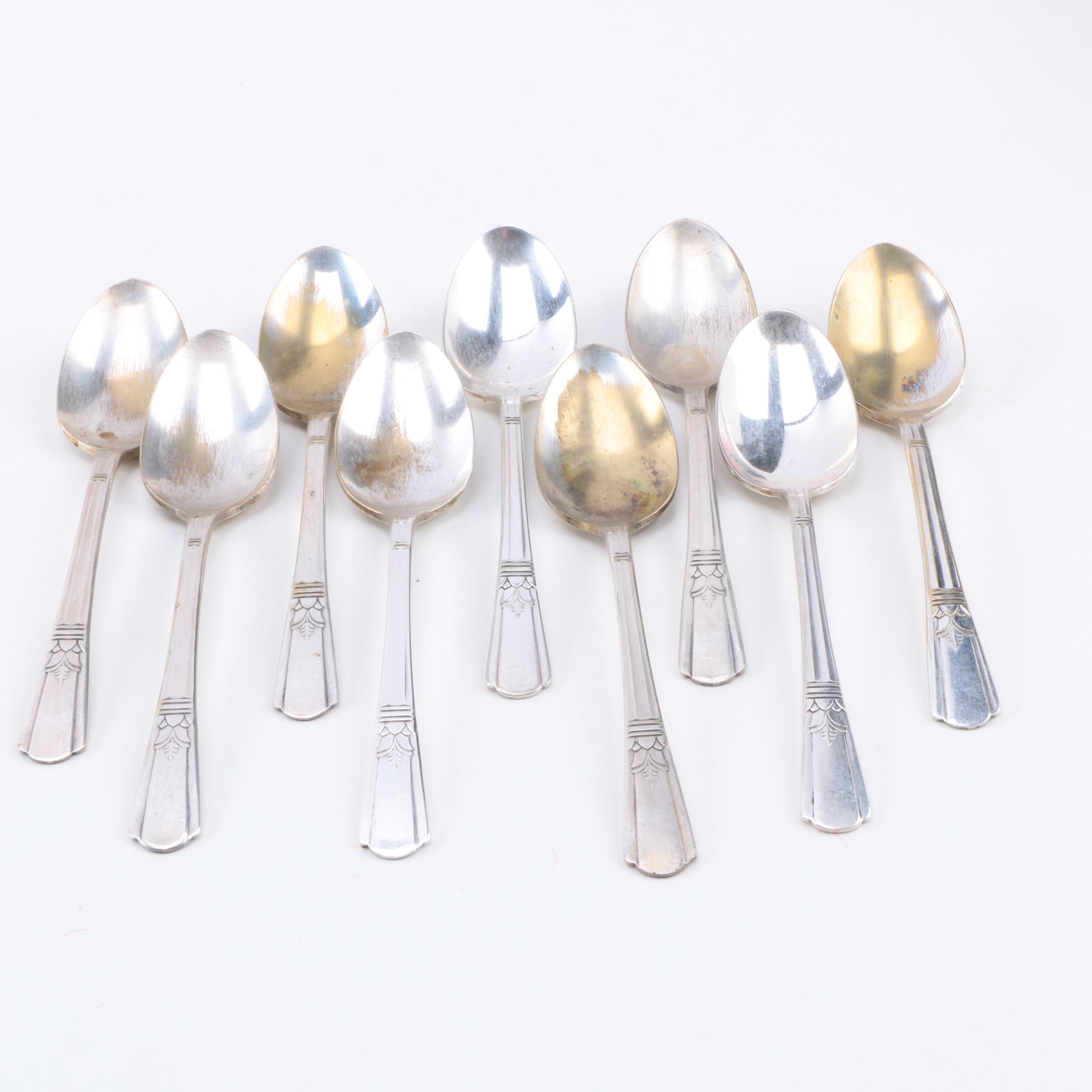 Court by International Silver Co. Silver Plate Flatware Set