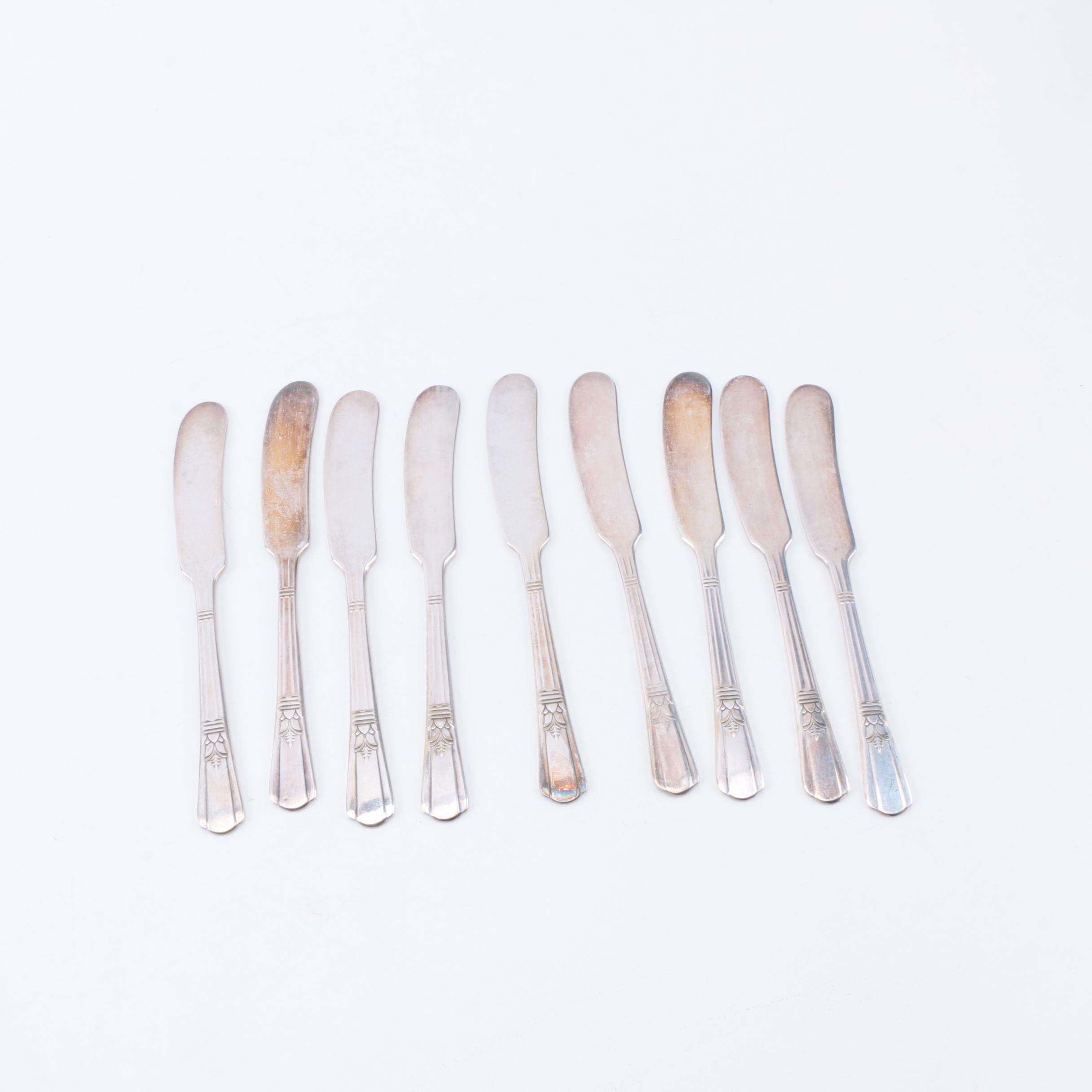 Court by International Silver Co. Silver Plate Flatware Set