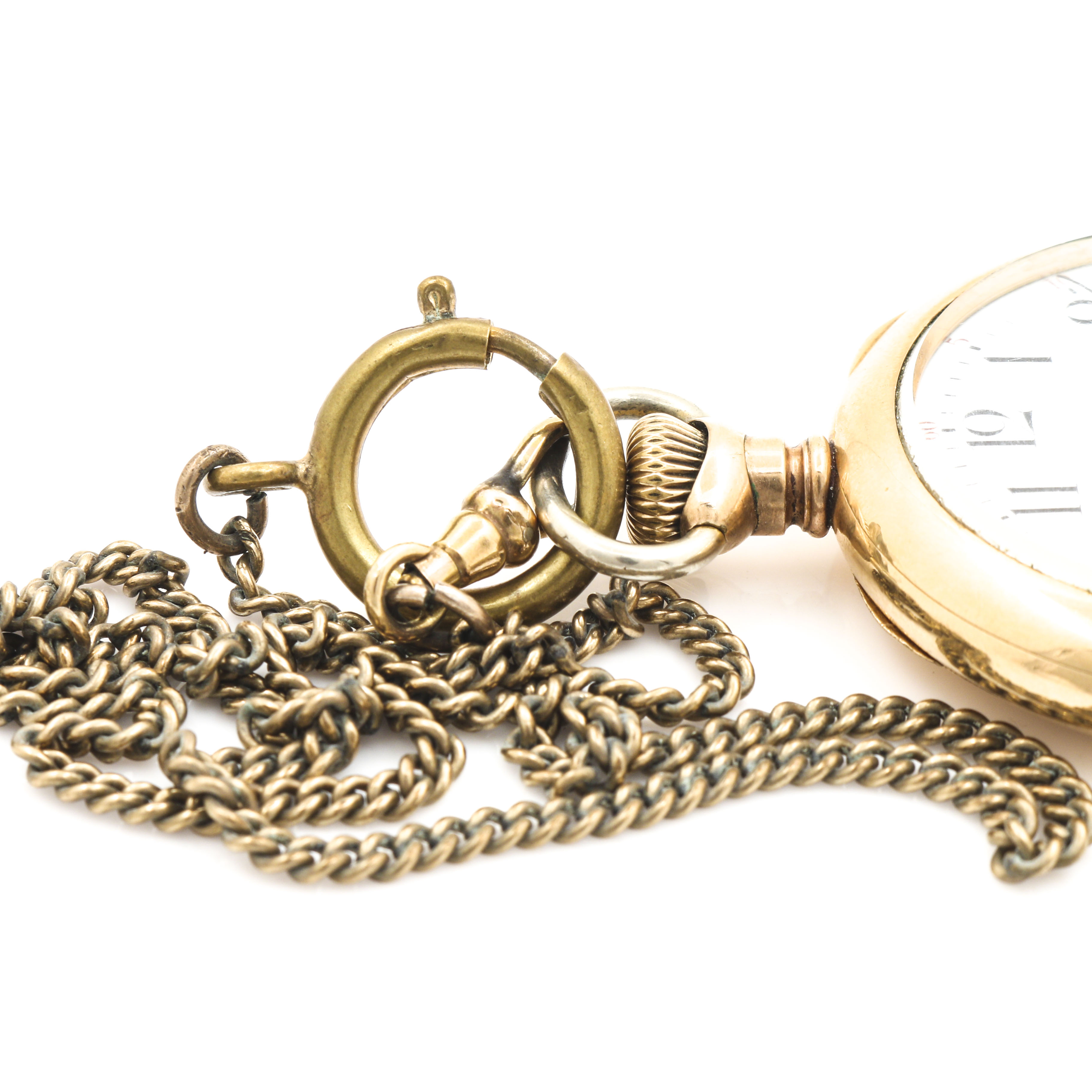 Antique Waltham 14K Gold Filled Gold Pocket Watch