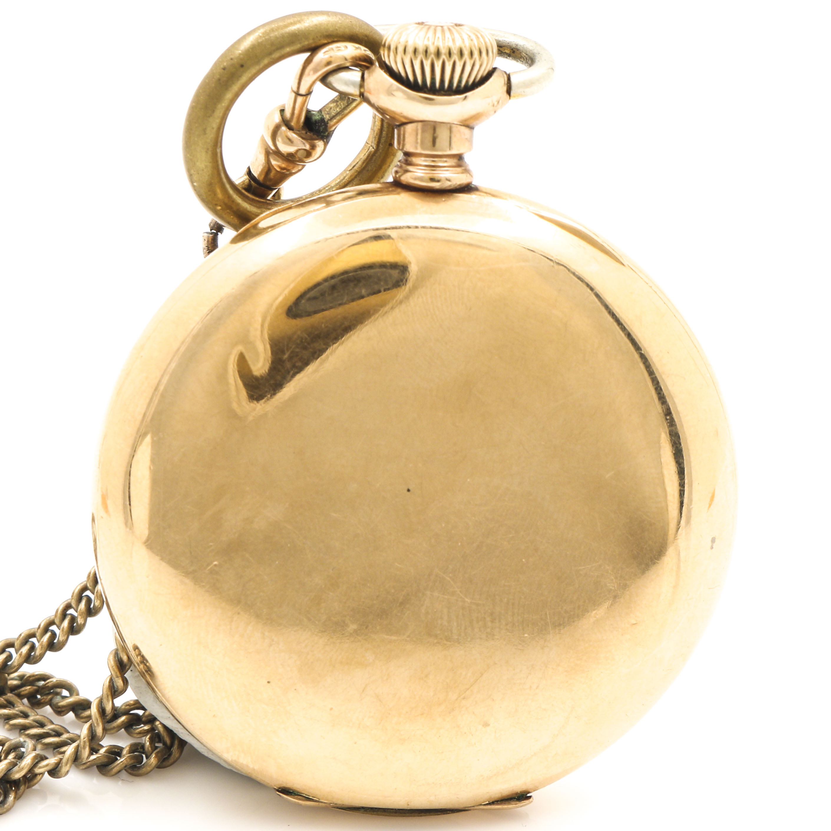 Antique Waltham 14K Gold Filled Gold Pocket Watch