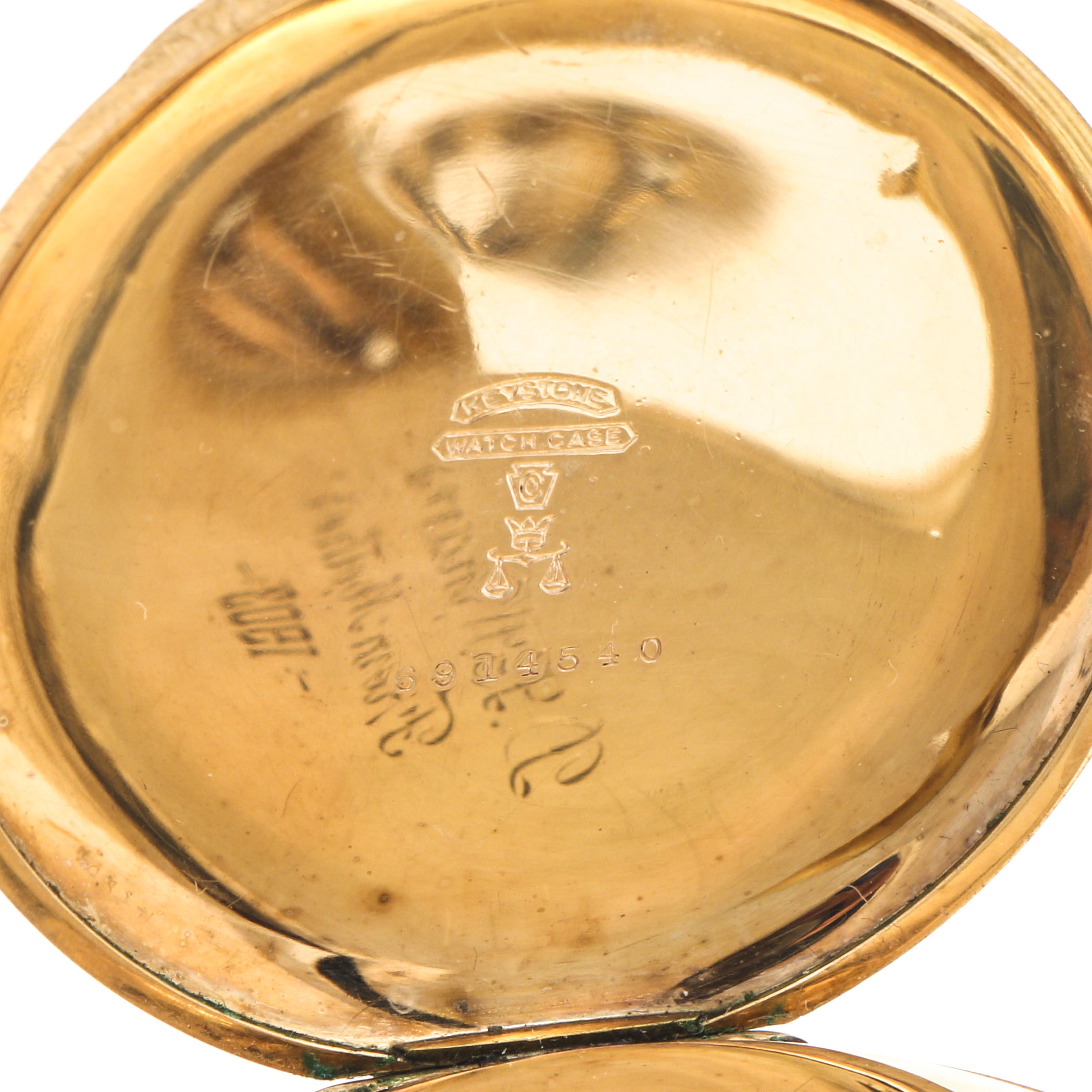 Antique Waltham 14K Gold Filled Gold Pocket Watch