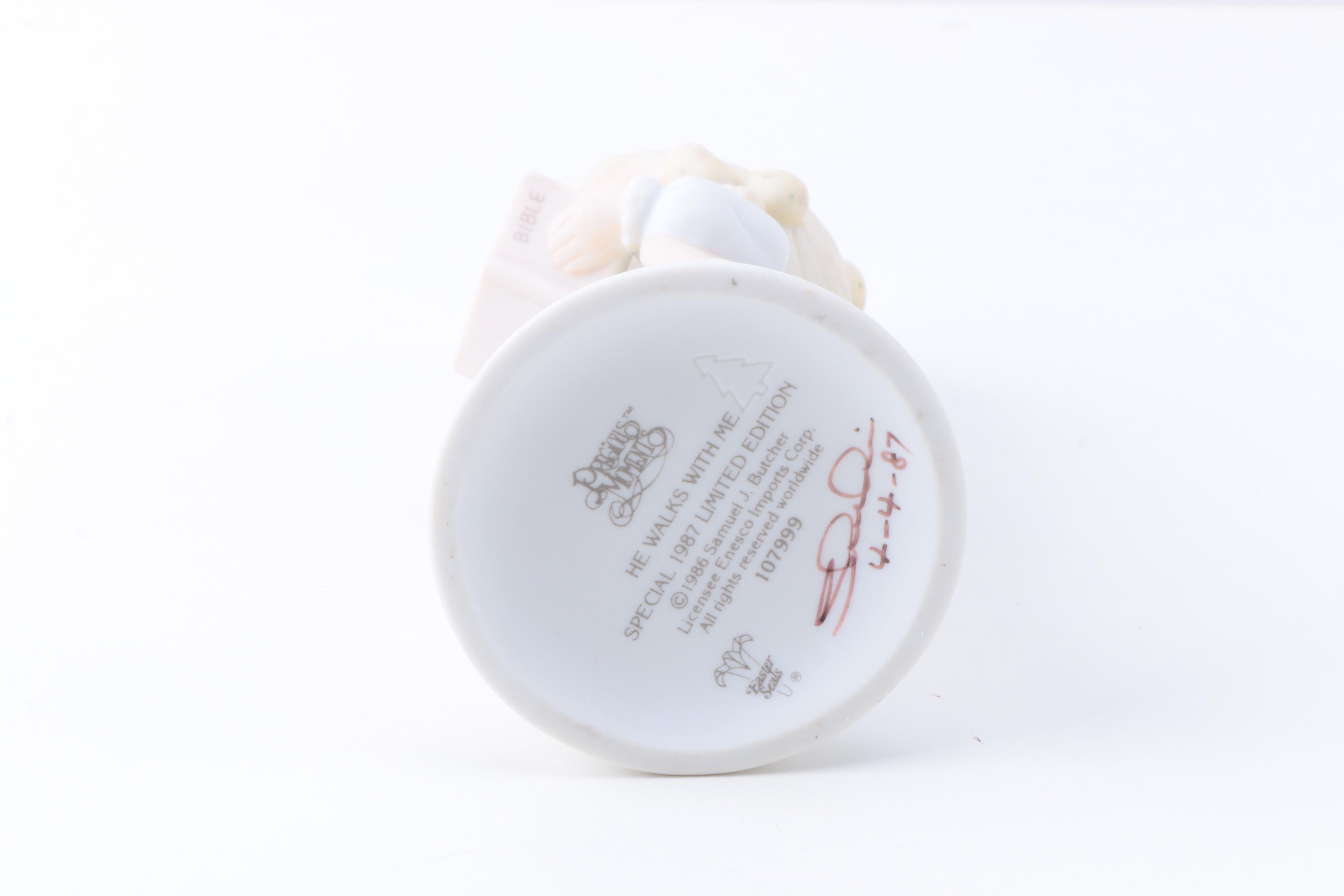 Precious Moments Figurines with "Give Ability A Chance" and Additional Figurines